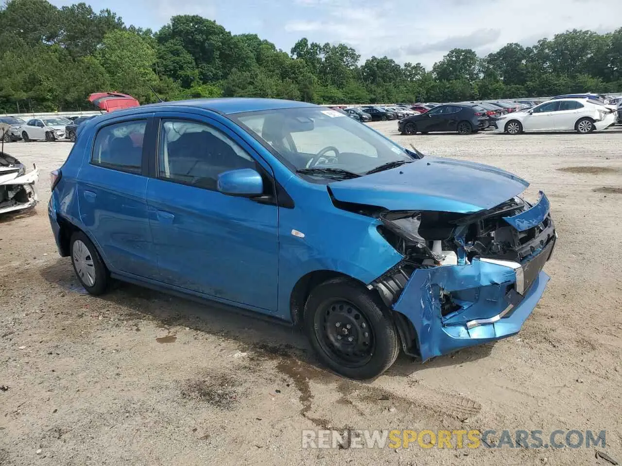 4 Photograph of a damaged car ML32AUHJ6RH018286 MITSUBISHI MIRAGE 2024