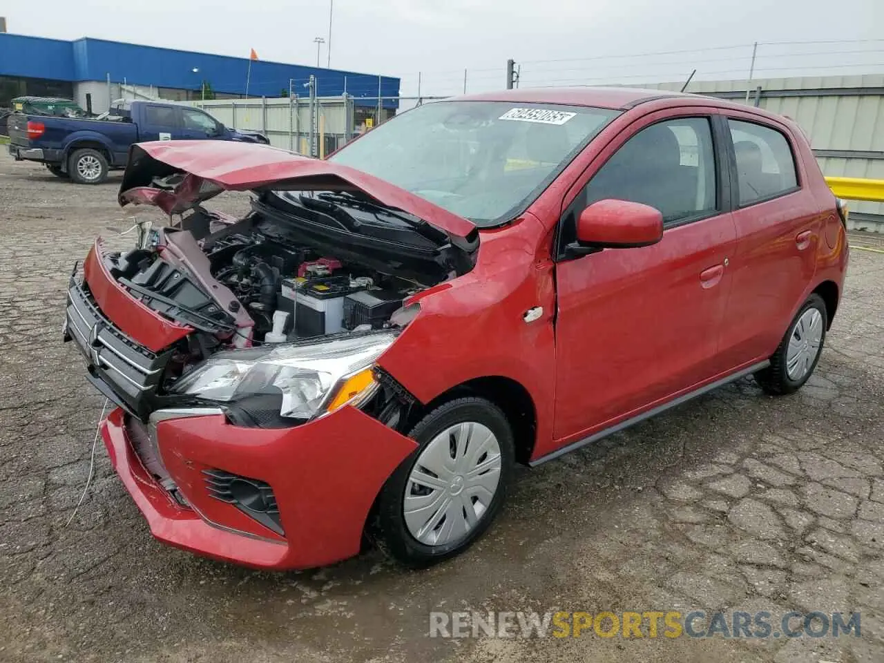 1 Photograph of a damaged car ML32AUHJ6RH018644 MITSUBISHI MIRAGE 2024