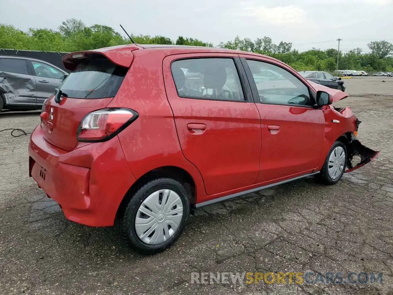 3 Photograph of a damaged car ML32AUHJ6RH018644 MITSUBISHI MIRAGE 2024
