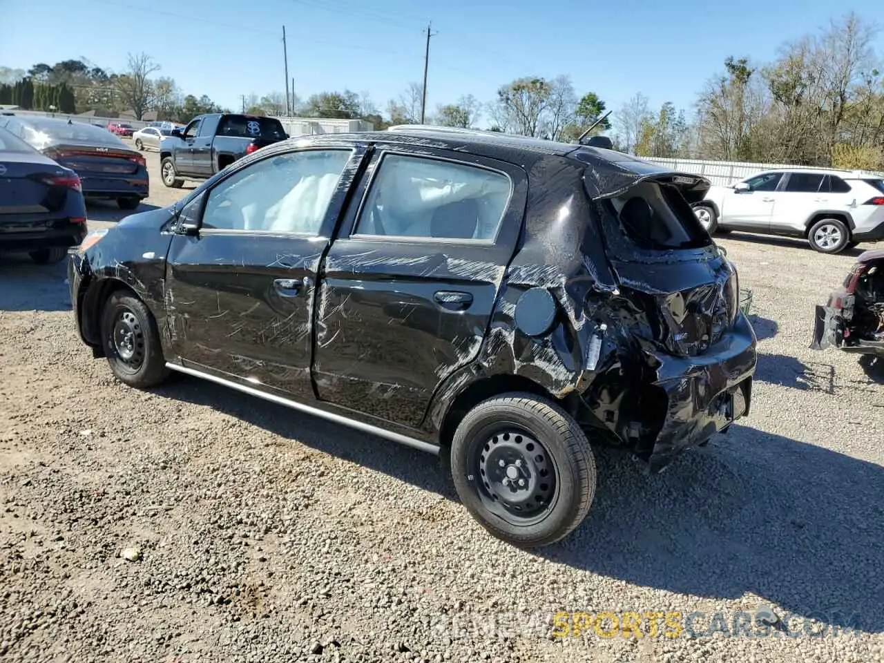 2 Photograph of a damaged car ML32AUHJ6RH023262 MITSUBISHI MIRAGE 2024