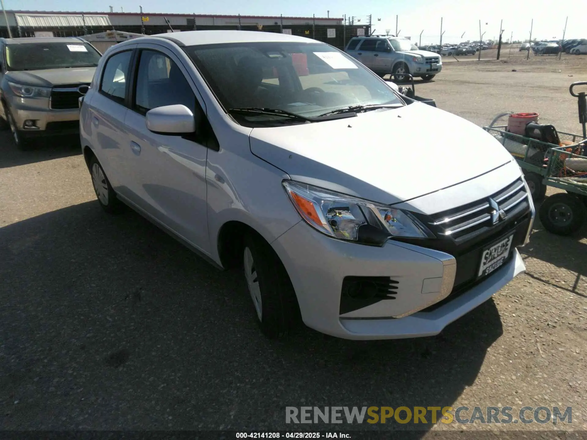 1 Photograph of a damaged car ML32AUHJ6RH023987 MITSUBISHI MIRAGE 2024