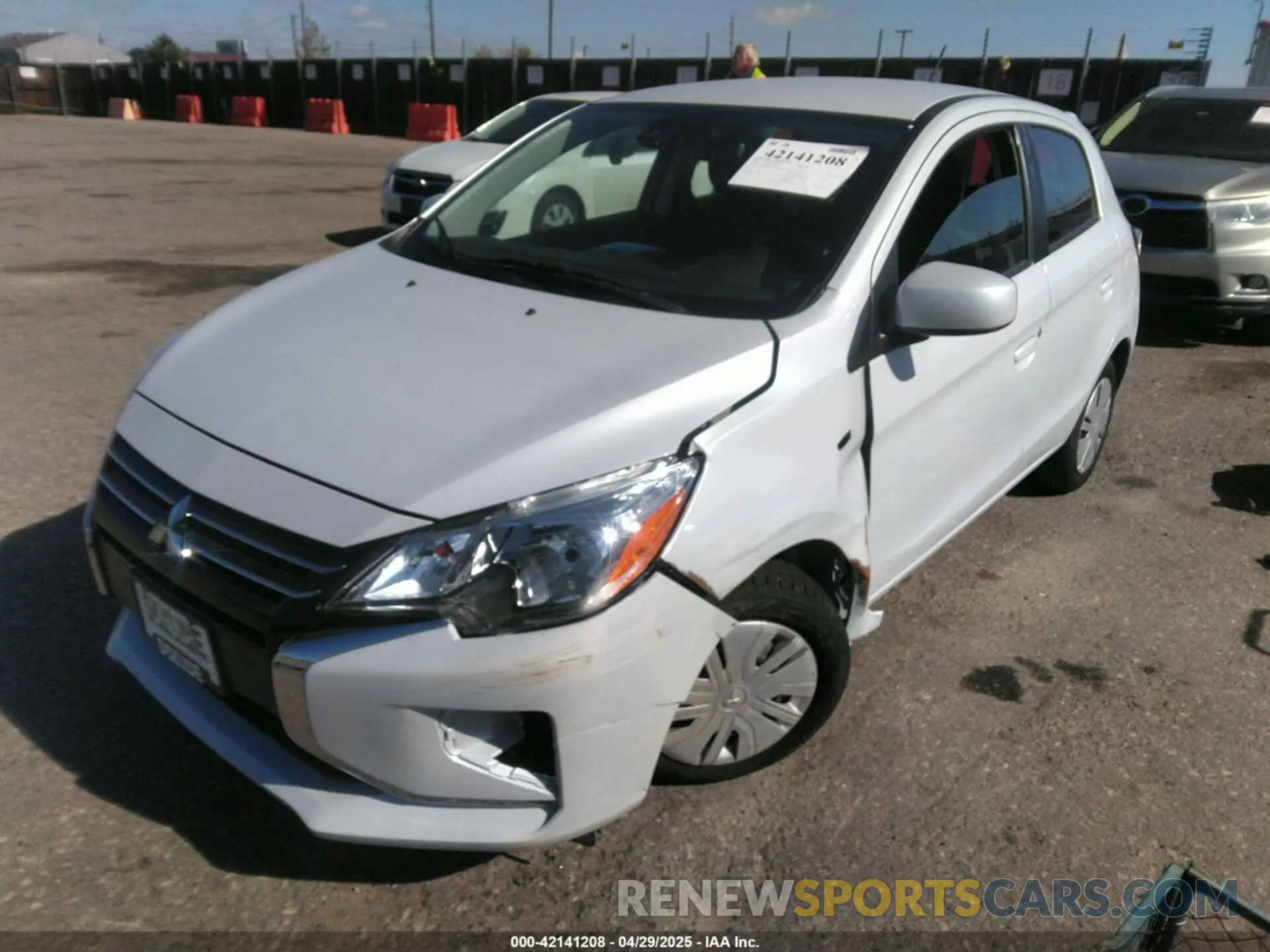 2 Photograph of a damaged car ML32AUHJ6RH023987 MITSUBISHI MIRAGE 2024