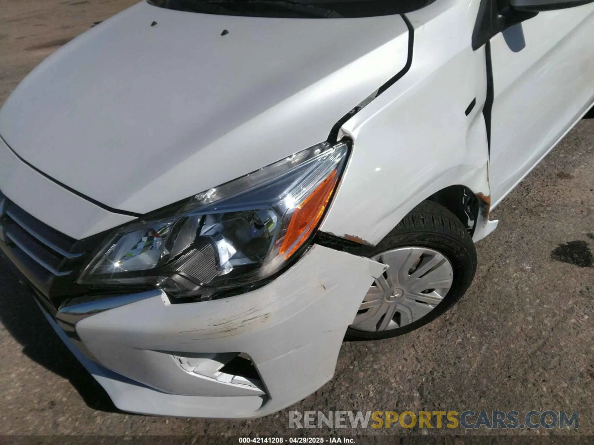 6 Photograph of a damaged car ML32AUHJ6RH023987 MITSUBISHI MIRAGE 2024