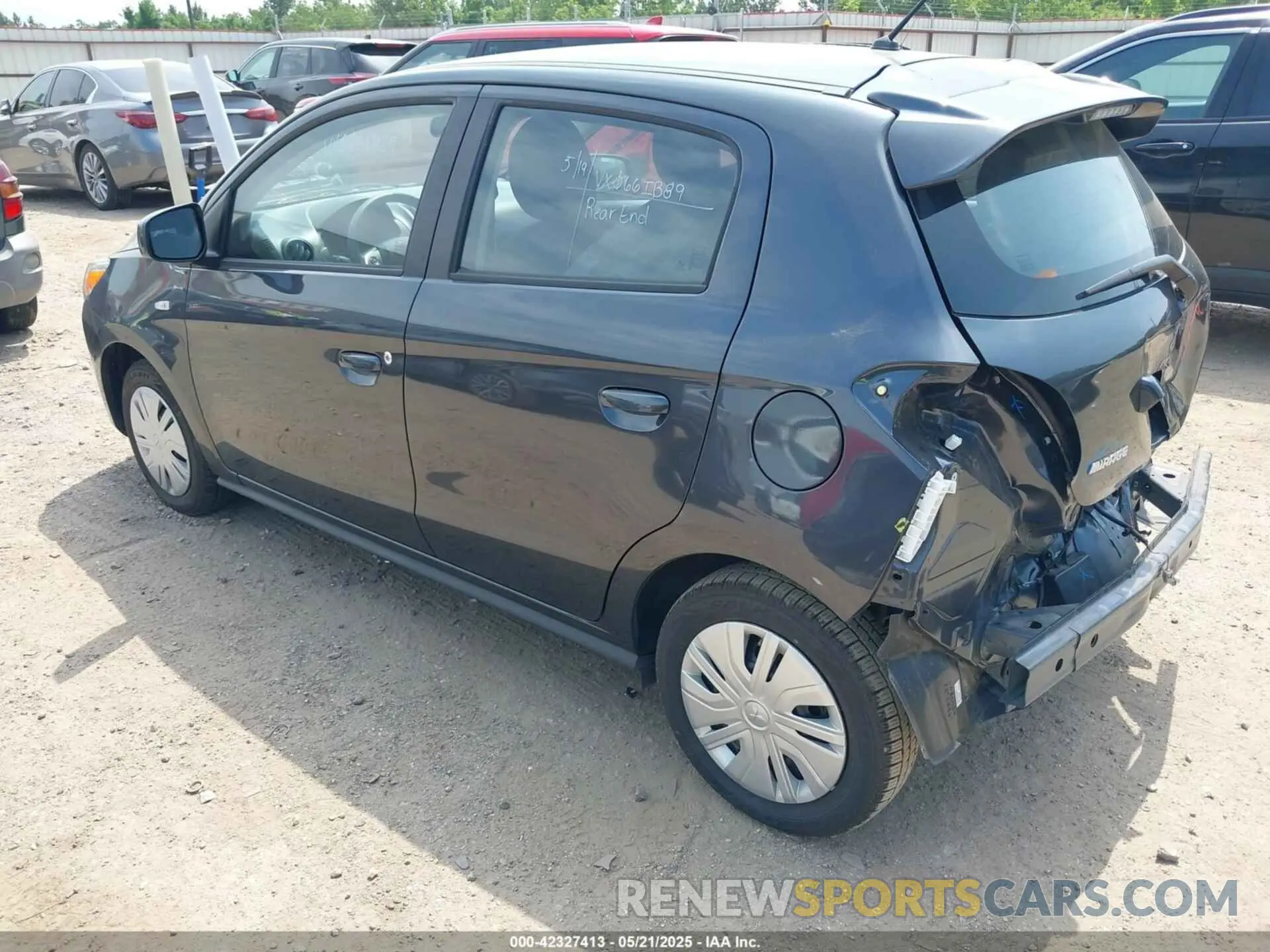 3 Photograph of a damaged car ML32AUHJ6RH026839 MITSUBISHI MIRAGE 2024