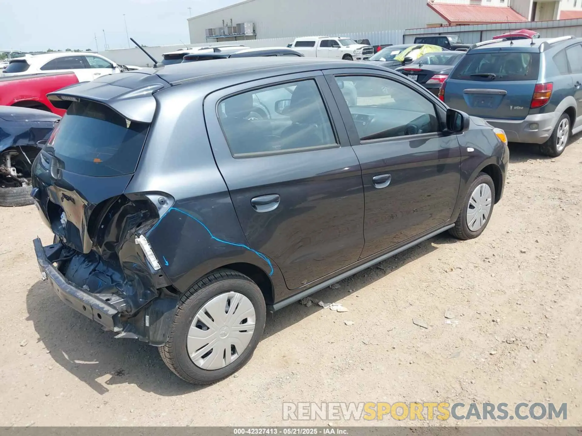 4 Photograph of a damaged car ML32AUHJ6RH026839 MITSUBISHI MIRAGE 2024