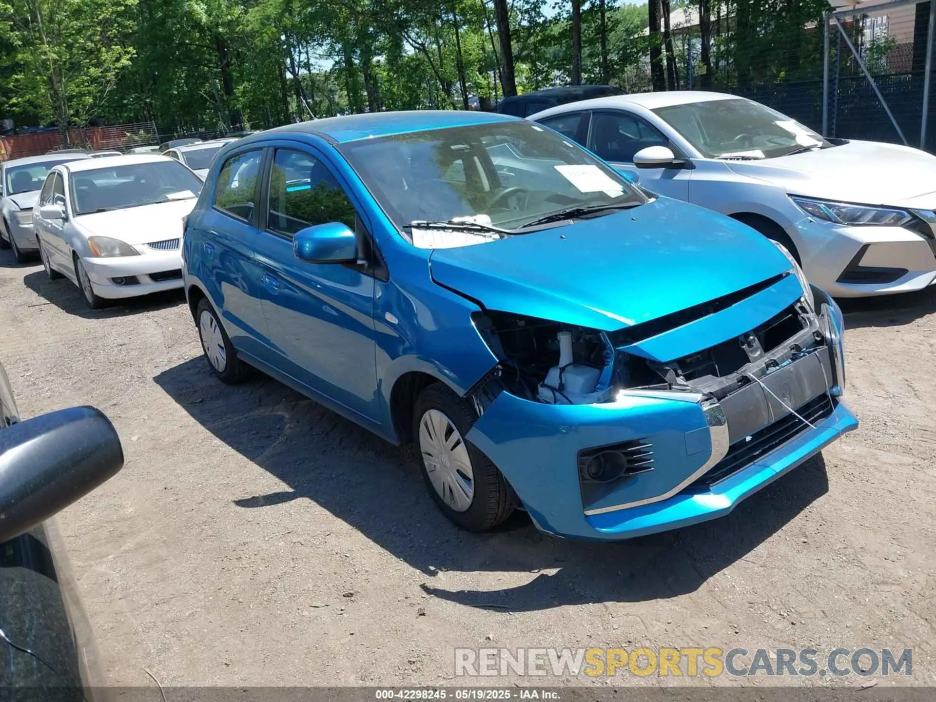 1 Photograph of a damaged car ML32AUHJ6RH027473 MITSUBISHI MIRAGE 2024