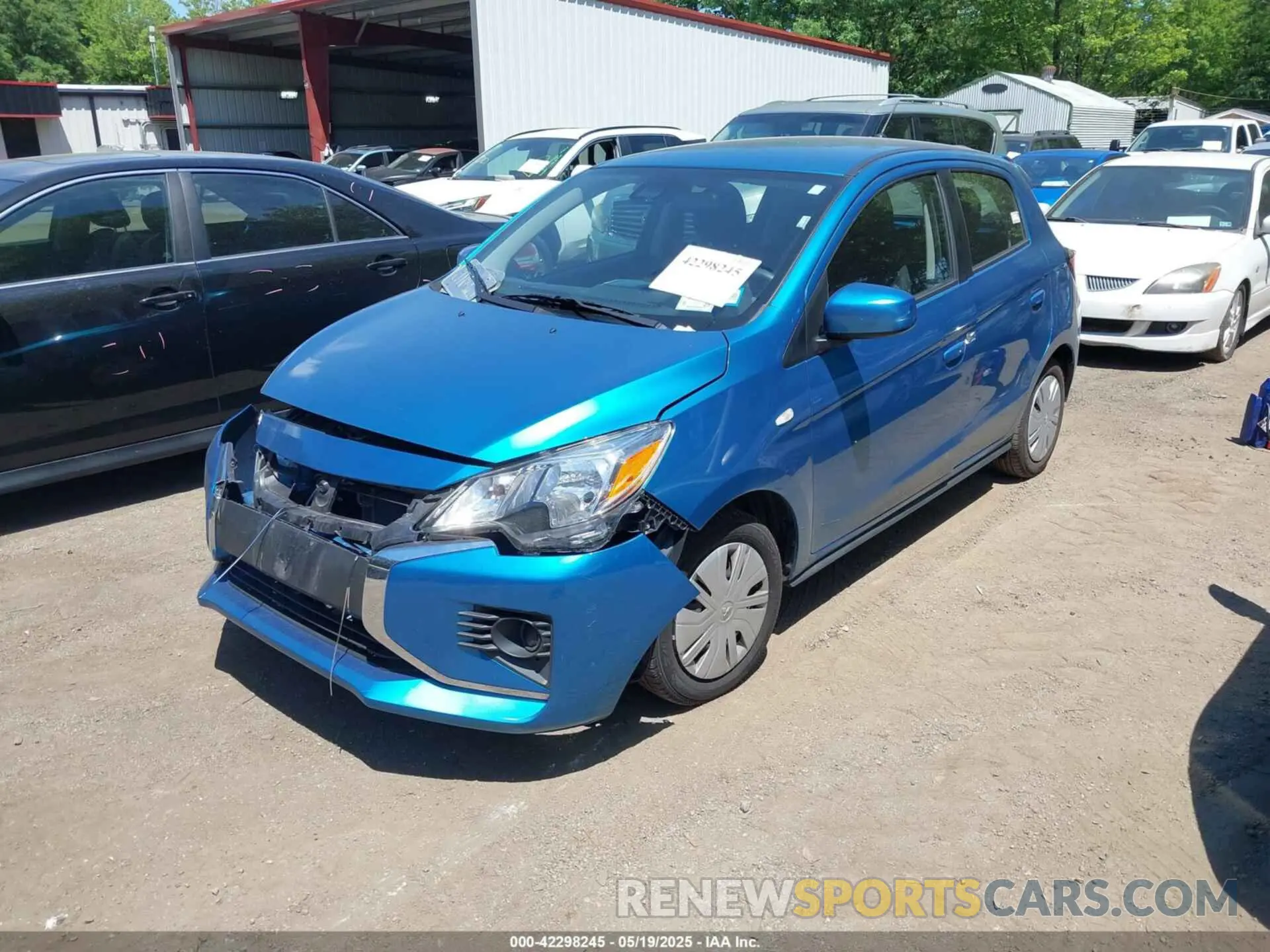 2 Photograph of a damaged car ML32AUHJ6RH027473 MITSUBISHI MIRAGE 2024