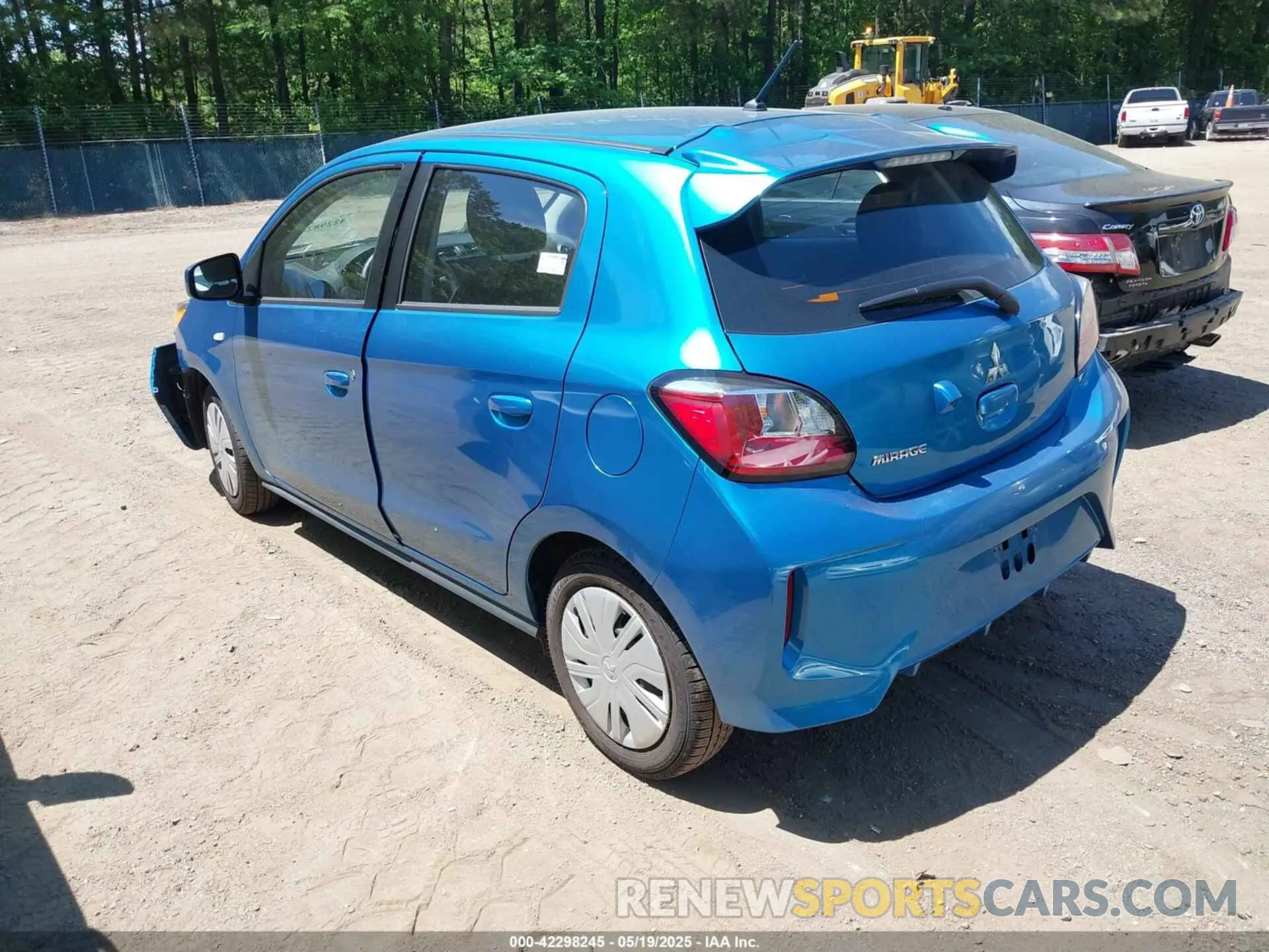 3 Photograph of a damaged car ML32AUHJ6RH027473 MITSUBISHI MIRAGE 2024