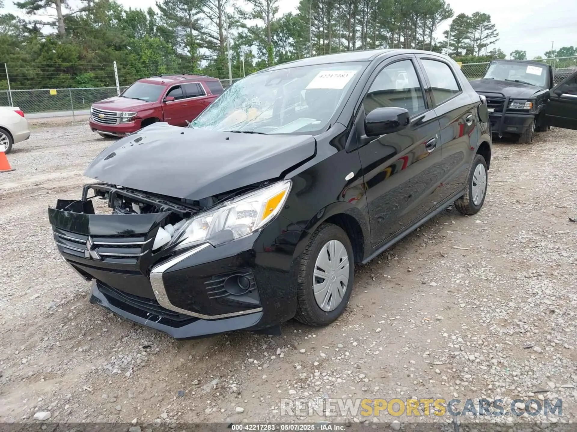 2 Photograph of a damaged car ML32AUHJ6RH030115 MITSUBISHI MIRAGE 2024