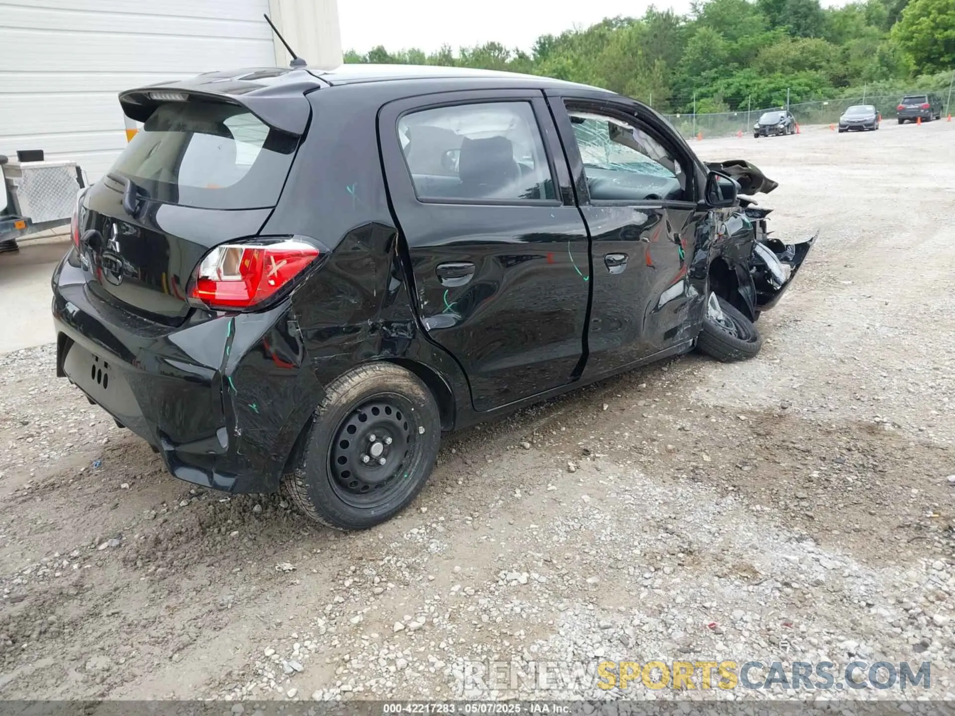 4 Photograph of a damaged car ML32AUHJ6RH030115 MITSUBISHI MIRAGE 2024