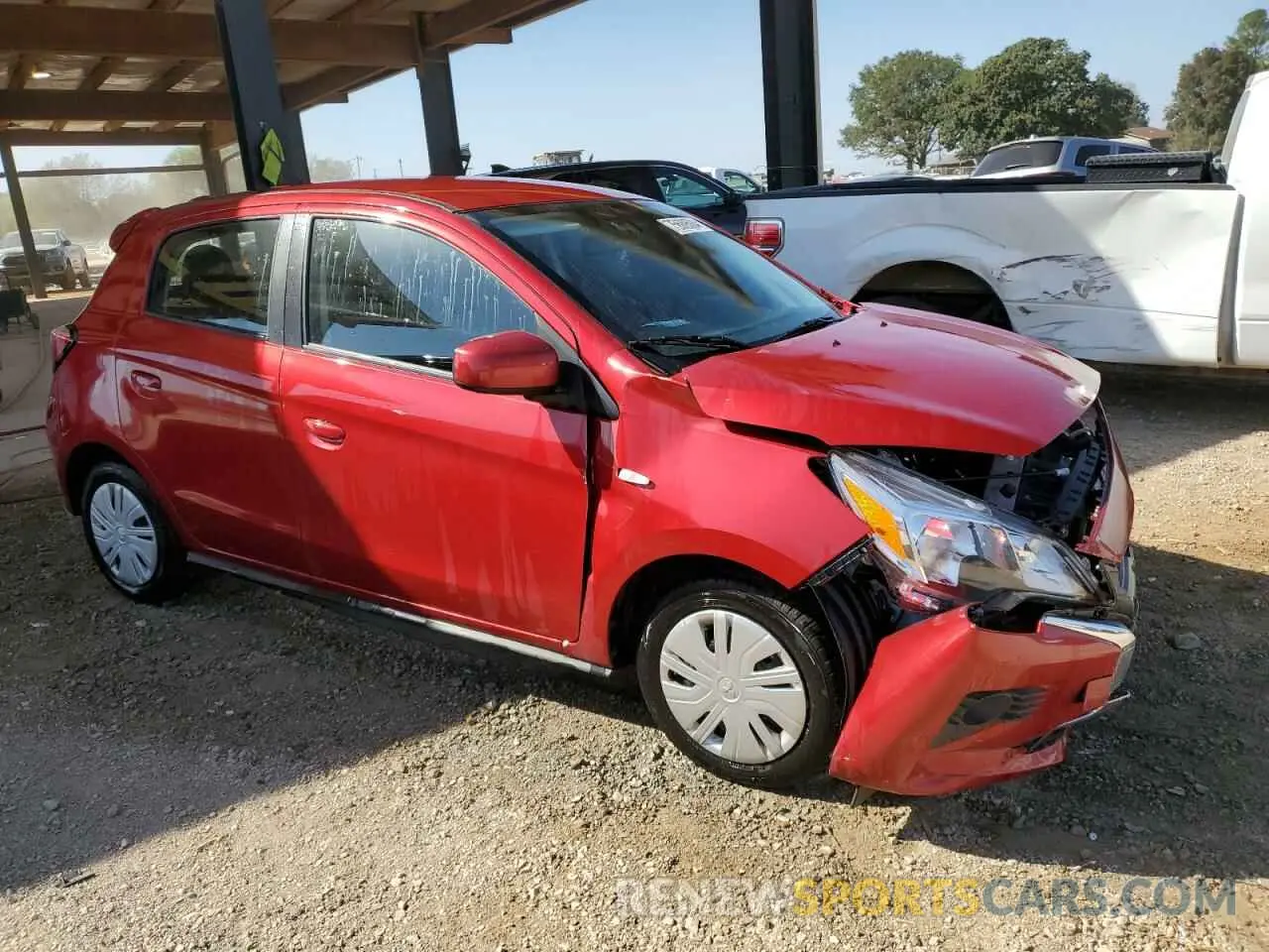 4 Photograph of a damaged car ML32AUHJ7RH001786 MITSUBISHI MIRAGE 2024
