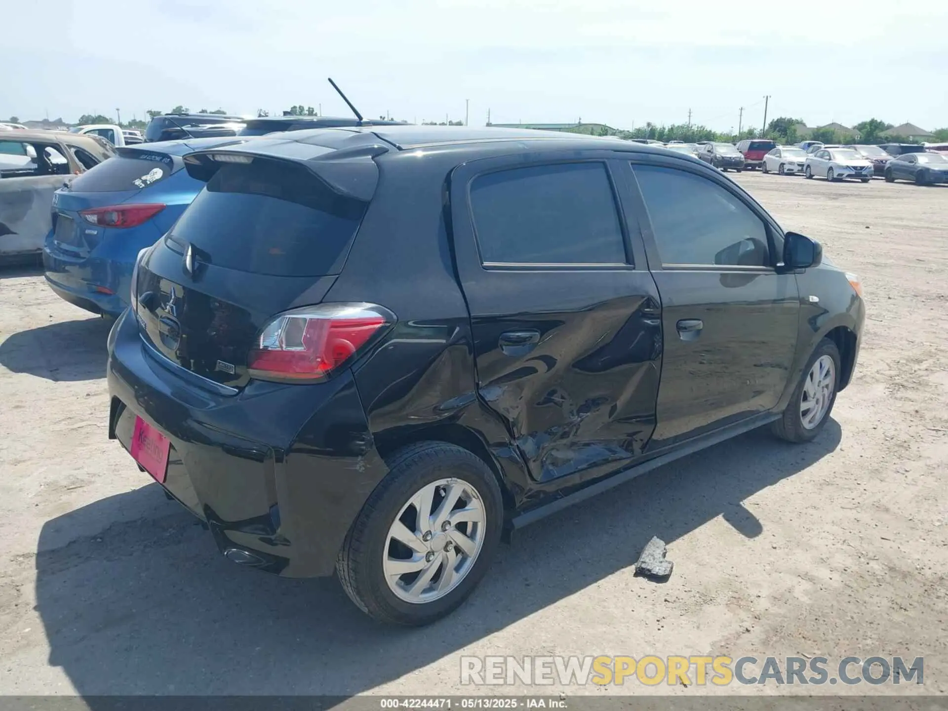 4 Photograph of a damaged car ML32AUHJ7RH003831 MITSUBISHI MIRAGE 2024