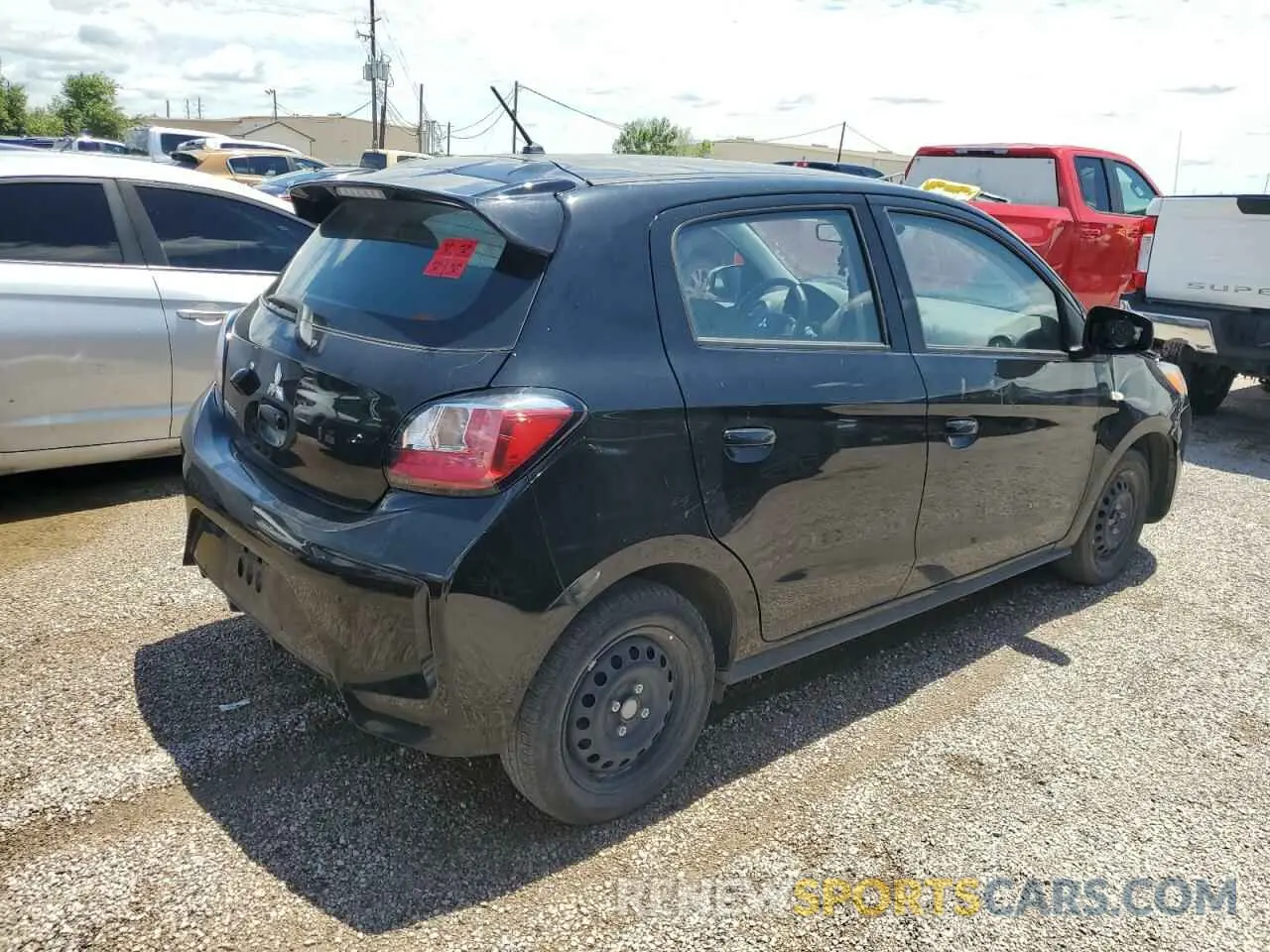 3 Photograph of a damaged car ML32AUHJ7RH005112 MITSUBISHI MIRAGE 2024