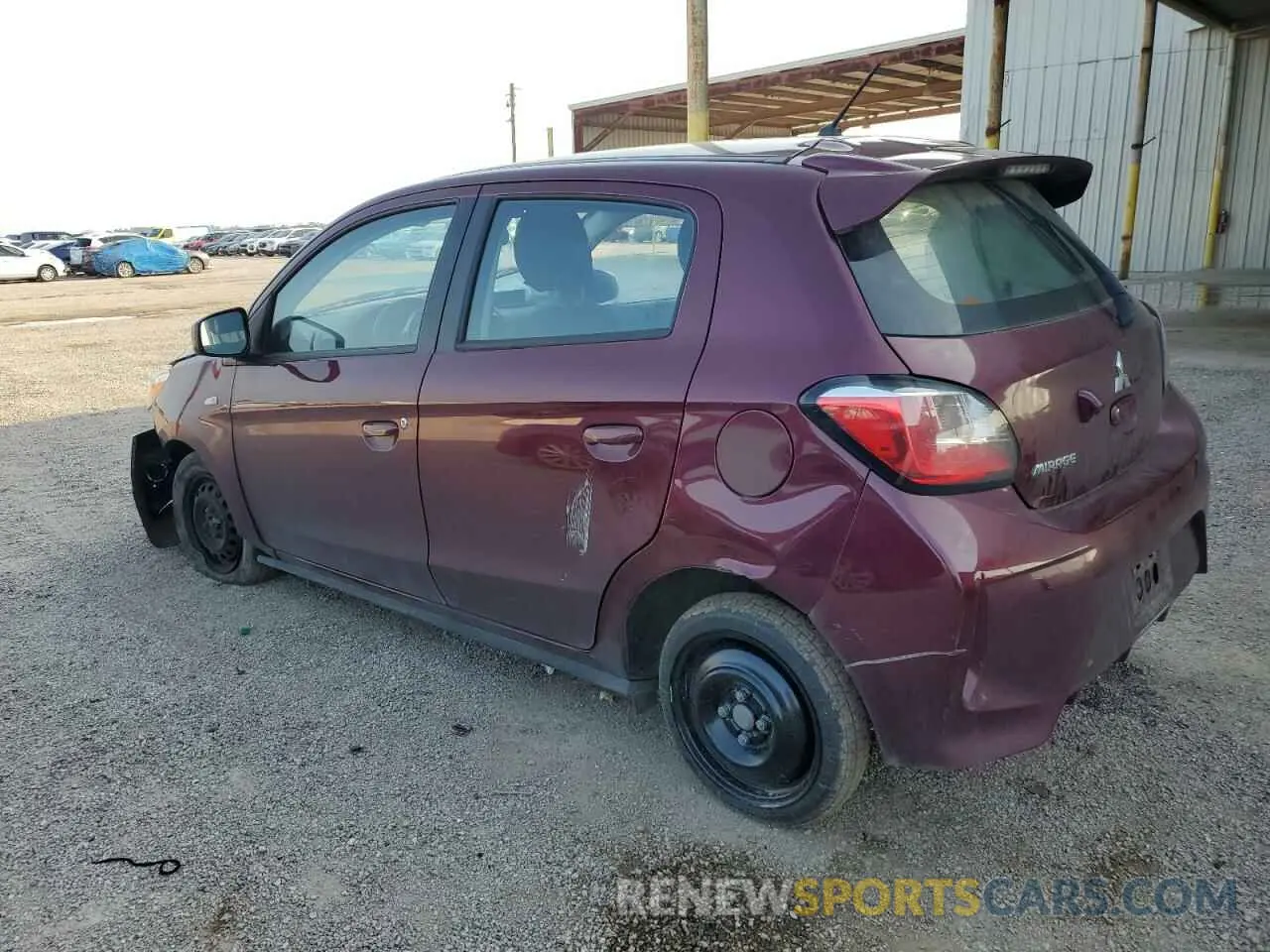 2 Photograph of a damaged car ML32AUHJ7RH005191 MITSUBISHI MIRAGE 2024