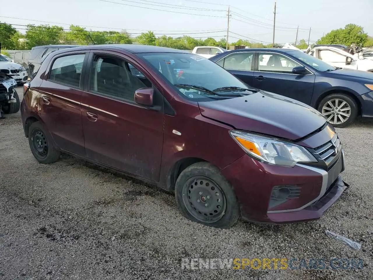 4 Photograph of a damaged car ML32AUHJ7RH005191 MITSUBISHI MIRAGE 2024