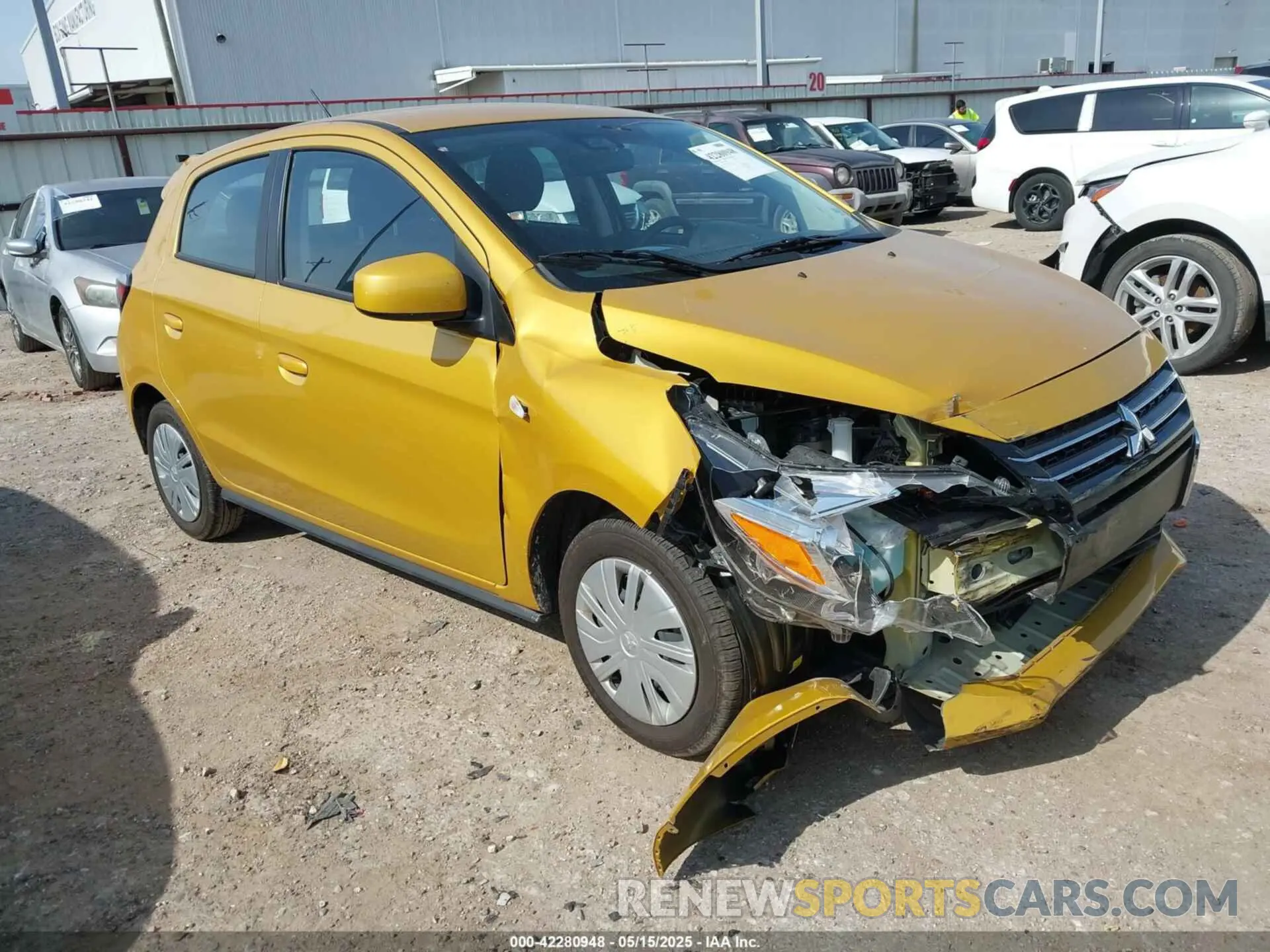 1 Photograph of a damaged car ML32AUHJ7RH006423 MITSUBISHI MIRAGE 2024