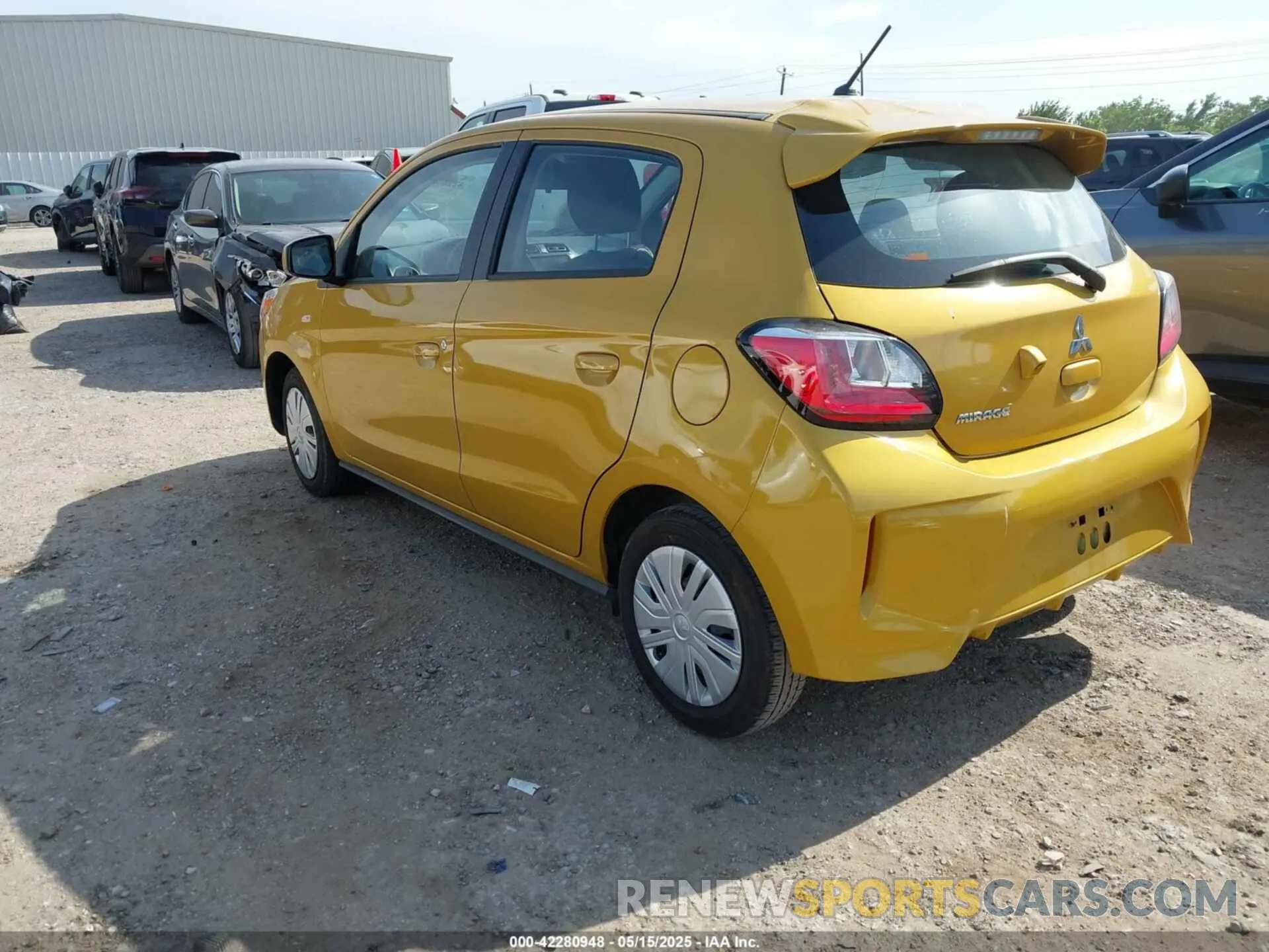 3 Photograph of a damaged car ML32AUHJ7RH006423 MITSUBISHI MIRAGE 2024