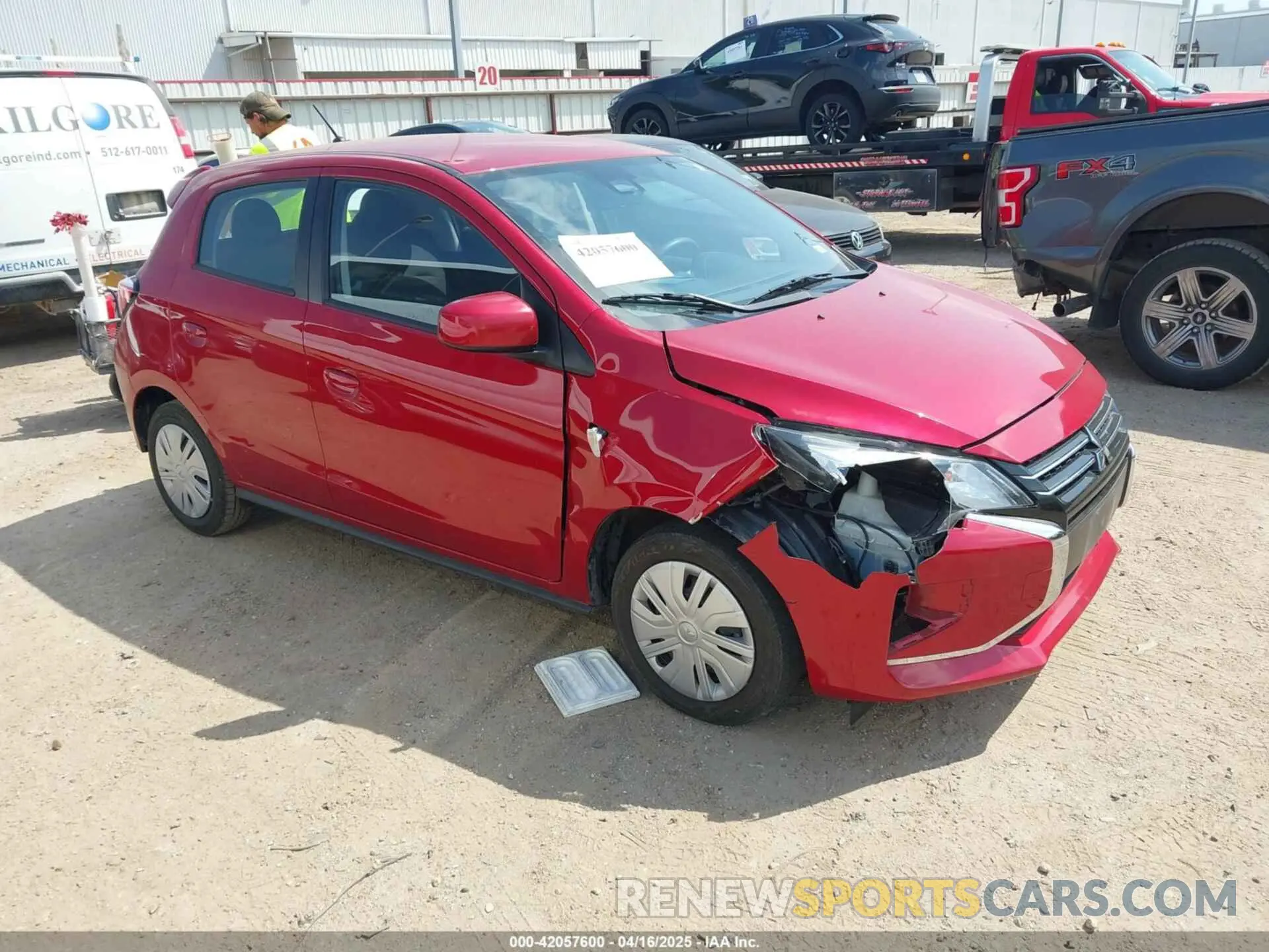 3 Photograph of a damaged car ML32AUHJ7RH009094 MITSUBISHI MIRAGE 2024