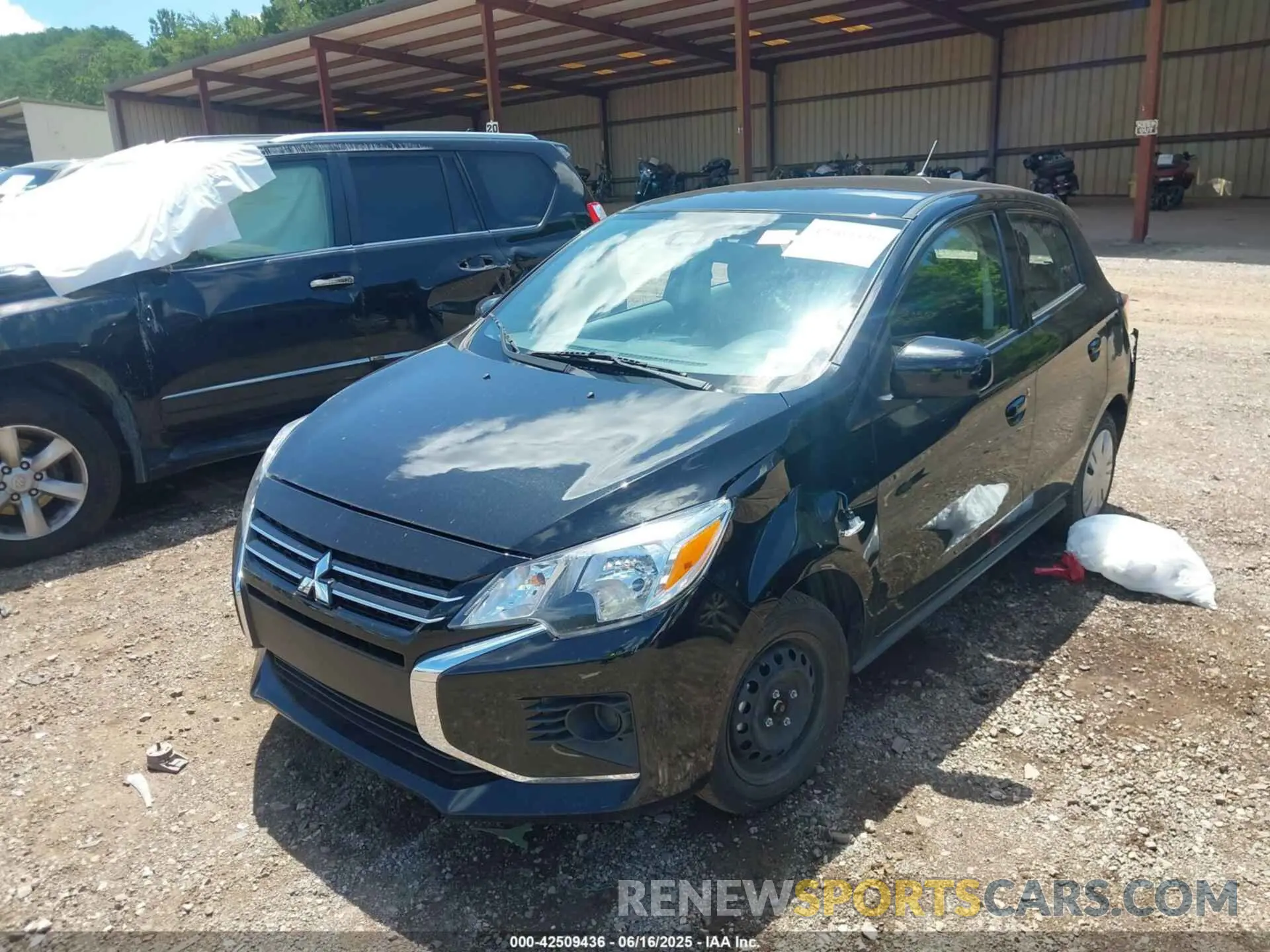 2 Photograph of a damaged car ML32AUHJ7RH009712 MITSUBISHI MIRAGE 2024