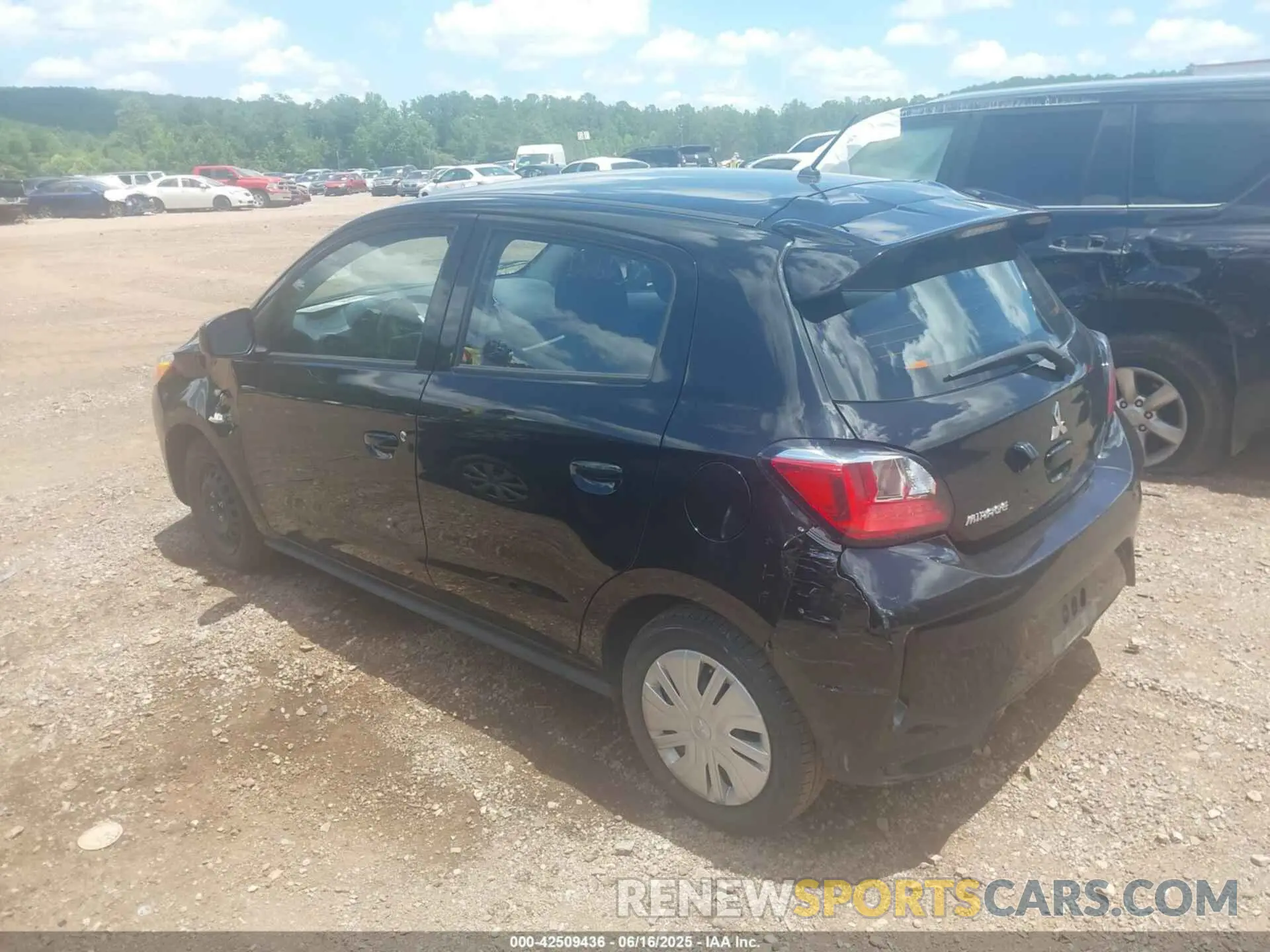 3 Photograph of a damaged car ML32AUHJ7RH009712 MITSUBISHI MIRAGE 2024