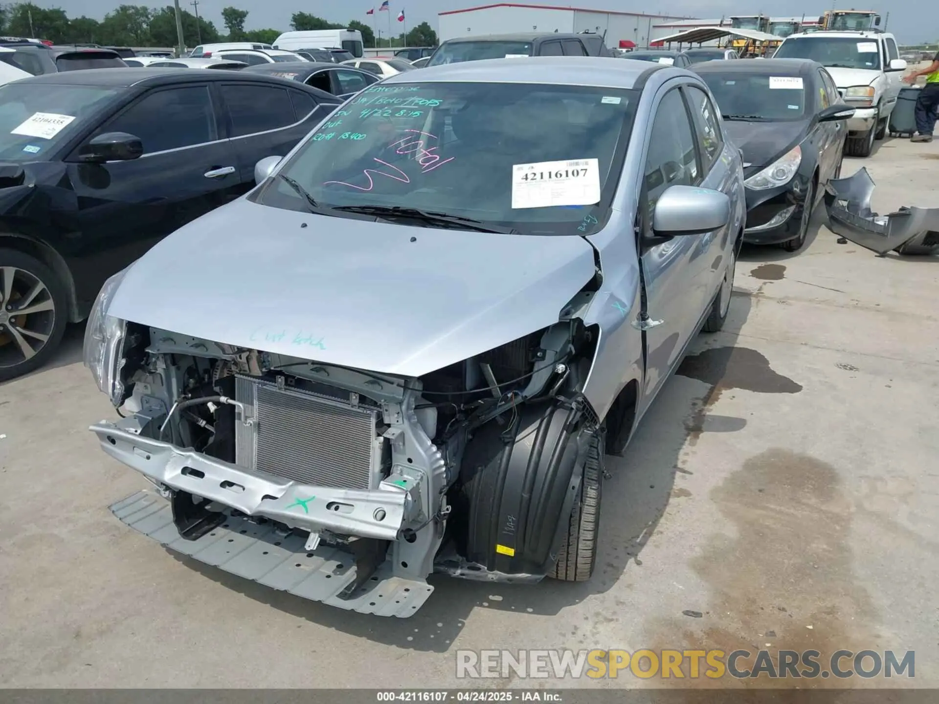 2 Photograph of a damaged car ML32AUHJ7RH012495 MITSUBISHI MIRAGE 2024