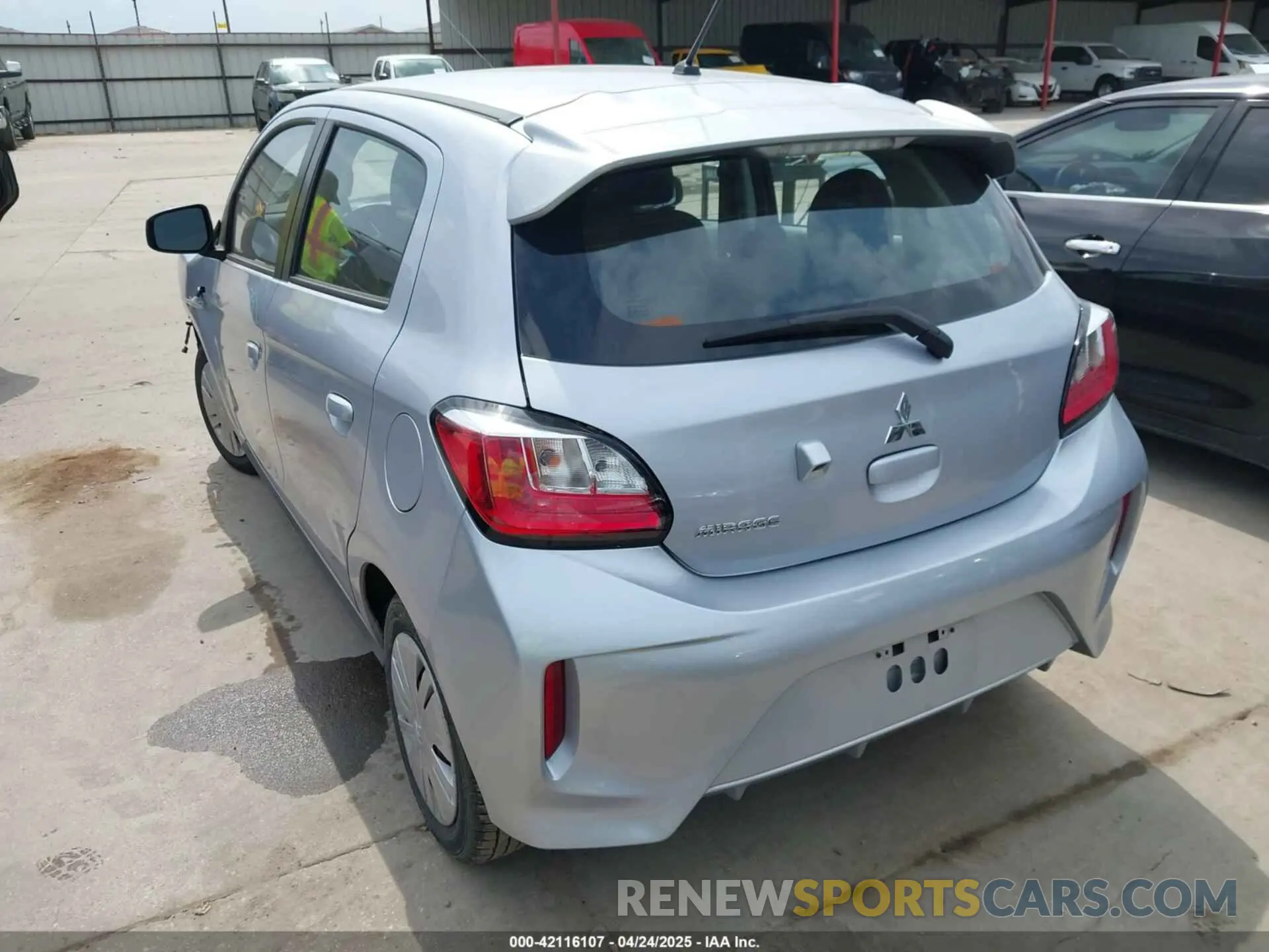 3 Photograph of a damaged car ML32AUHJ7RH012495 MITSUBISHI MIRAGE 2024