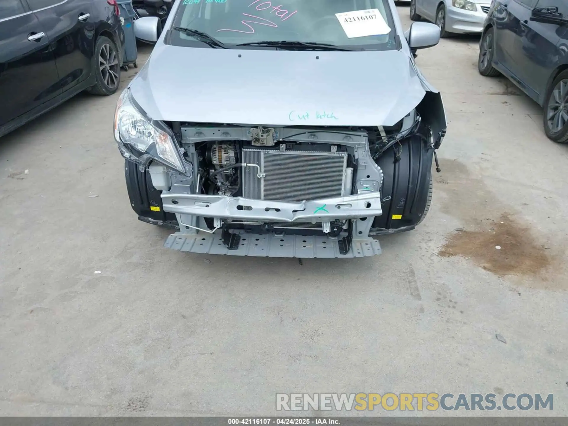6 Photograph of a damaged car ML32AUHJ7RH012495 MITSUBISHI MIRAGE 2024