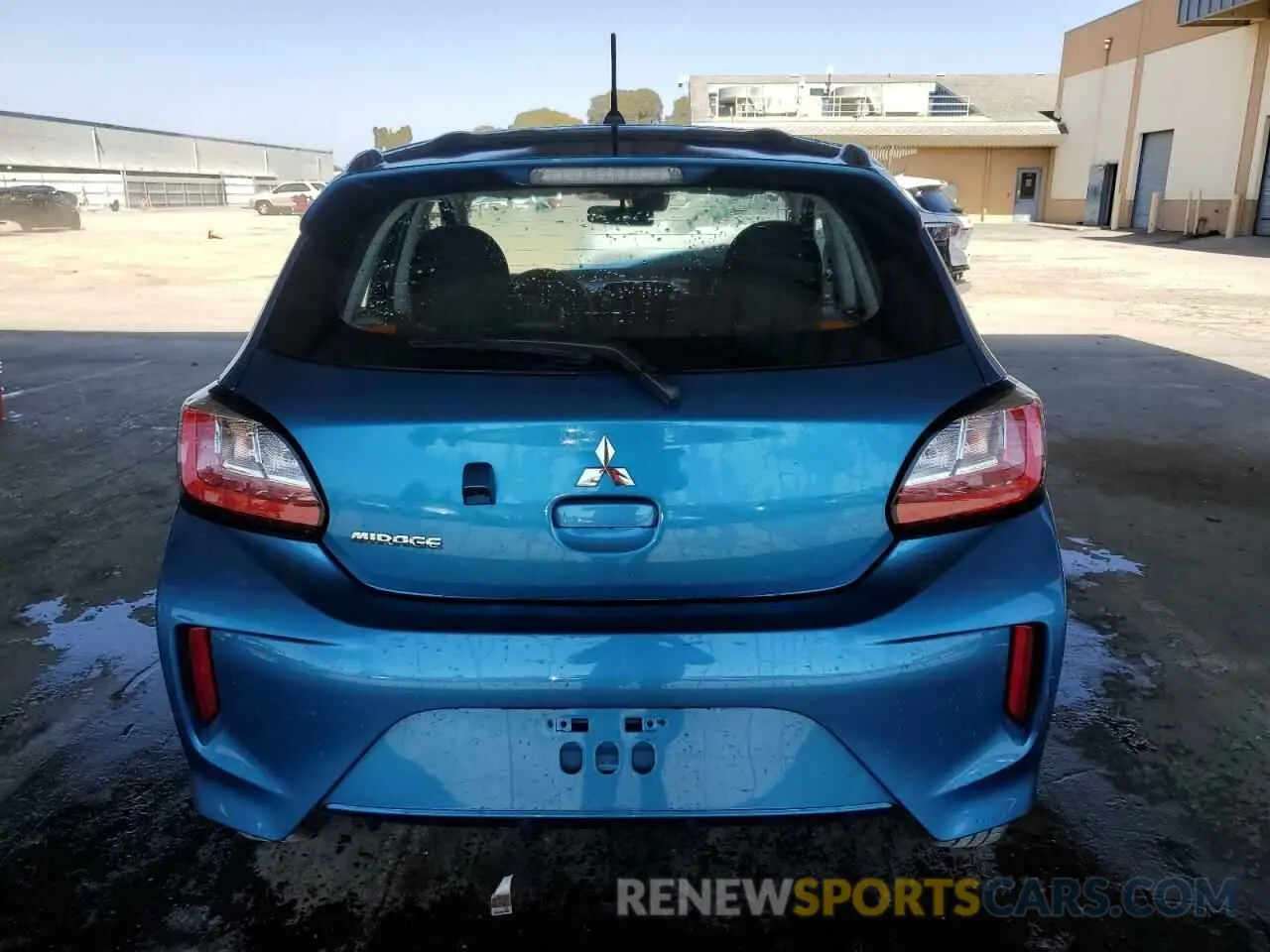 6 Photograph of a damaged car ML32AUHJ7RH019463 MITSUBISHI MIRAGE 2024