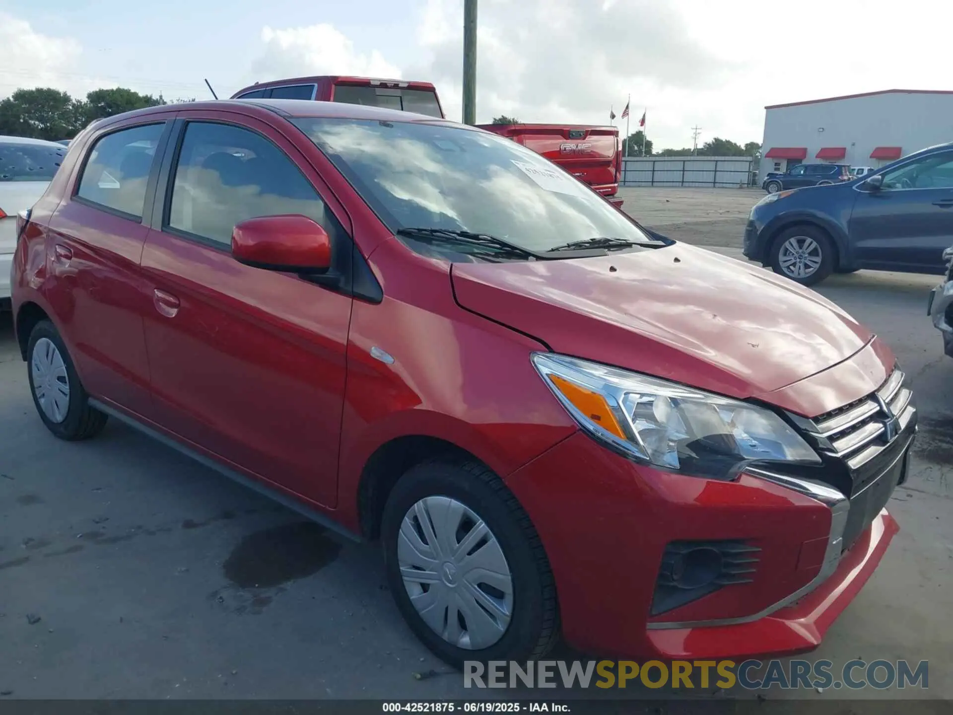 1 Photograph of a damaged car ML32AUHJ7RH020287 MITSUBISHI MIRAGE 2024
