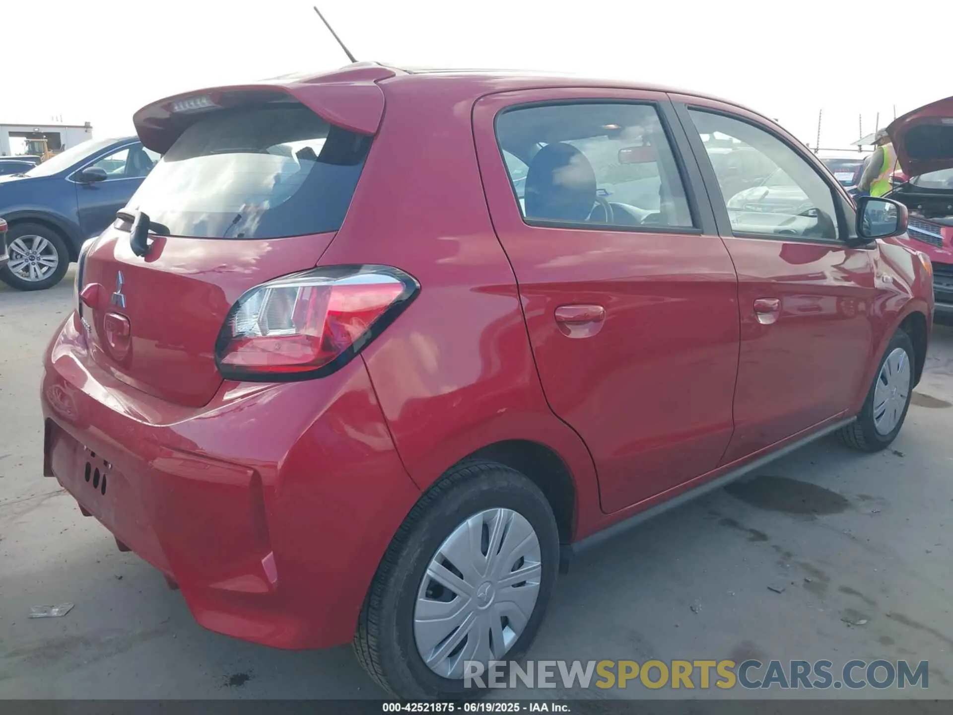 4 Photograph of a damaged car ML32AUHJ7RH020287 MITSUBISHI MIRAGE 2024