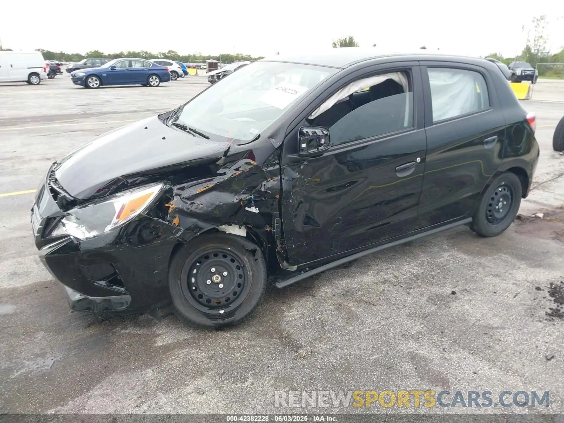 2 Photograph of a damaged car ML32AUHJ7RH022640 MITSUBISHI MIRAGE 2024