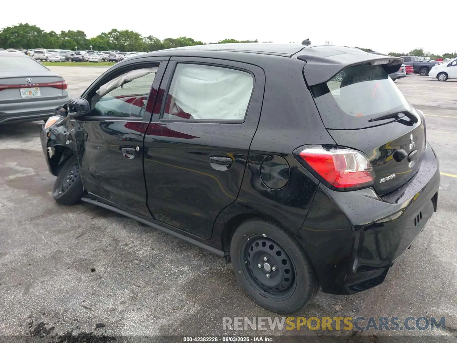 3 Photograph of a damaged car ML32AUHJ7RH022640 MITSUBISHI MIRAGE 2024