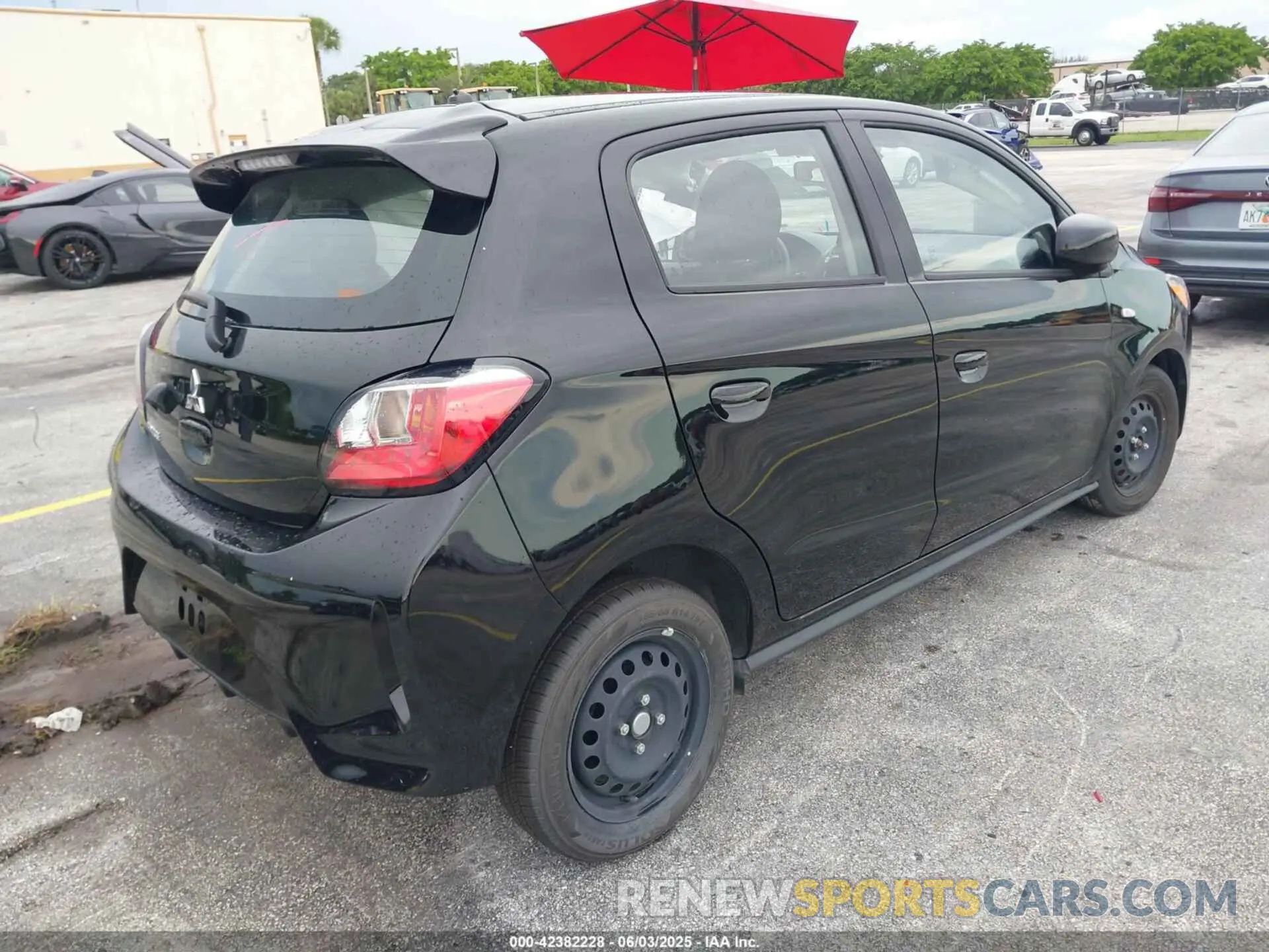 4 Photograph of a damaged car ML32AUHJ7RH022640 MITSUBISHI MIRAGE 2024