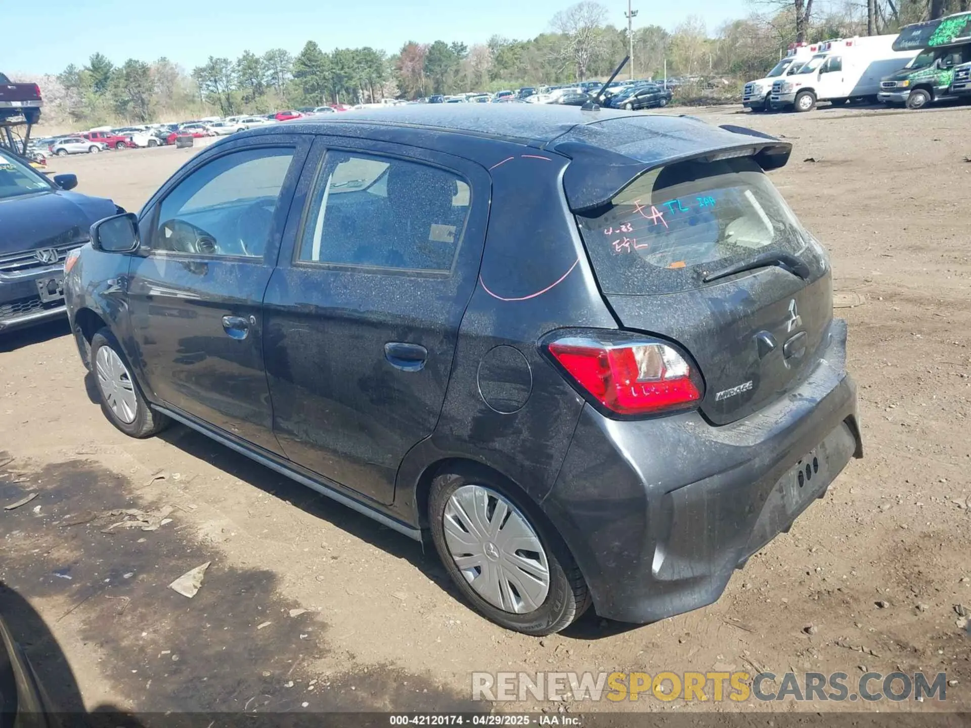 3 Photograph of a damaged car ML32AUHJ7RH024596 MITSUBISHI MIRAGE 2024