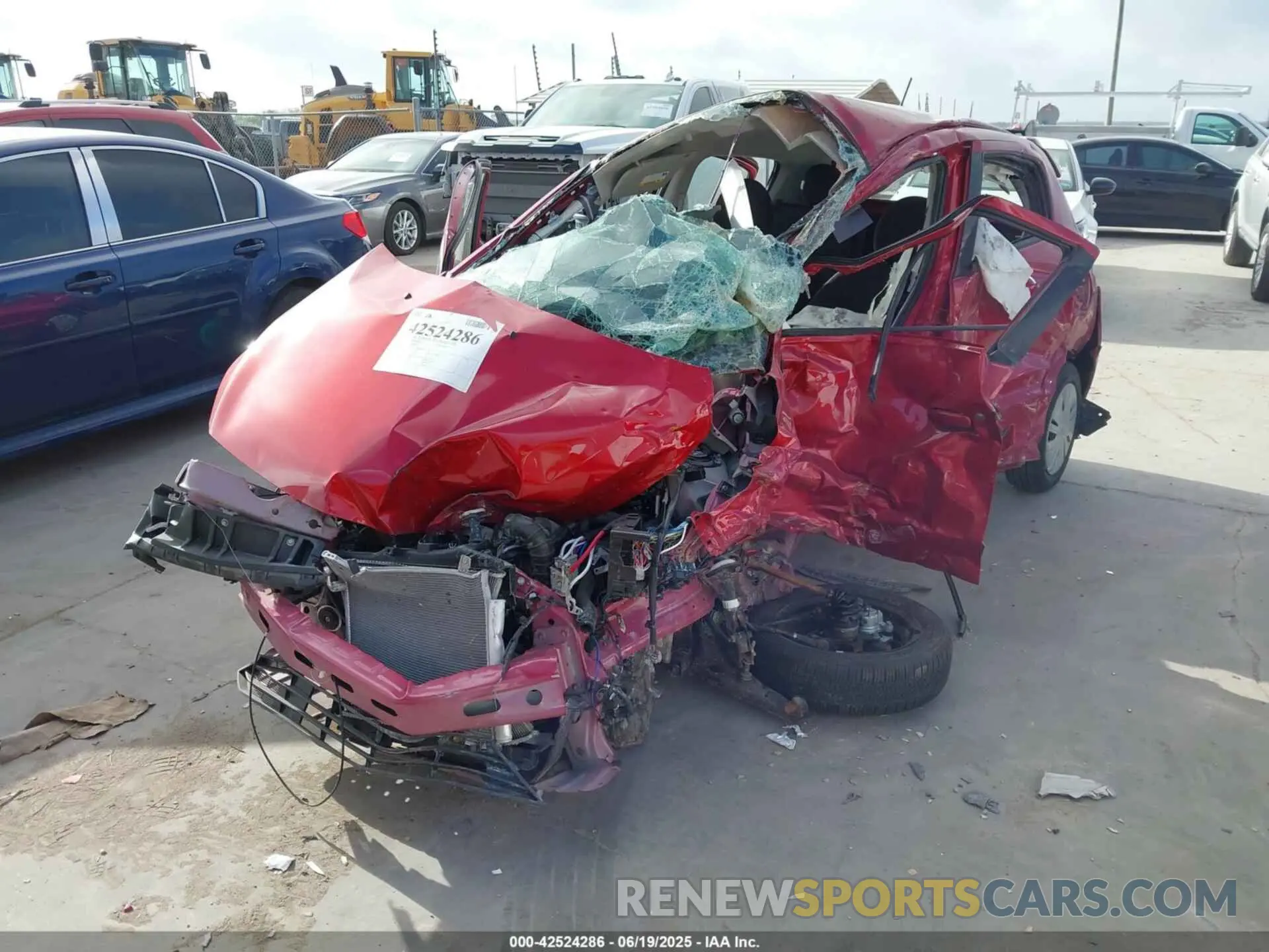2 Photograph of a damaged car ML32AUHJ7RH036697 MITSUBISHI MIRAGE 2024