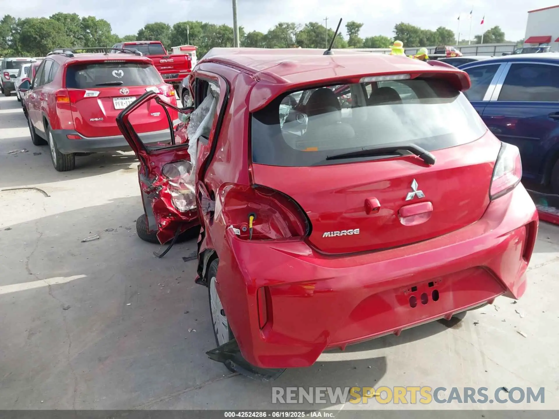 3 Photograph of a damaged car ML32AUHJ7RH036697 MITSUBISHI MIRAGE 2024