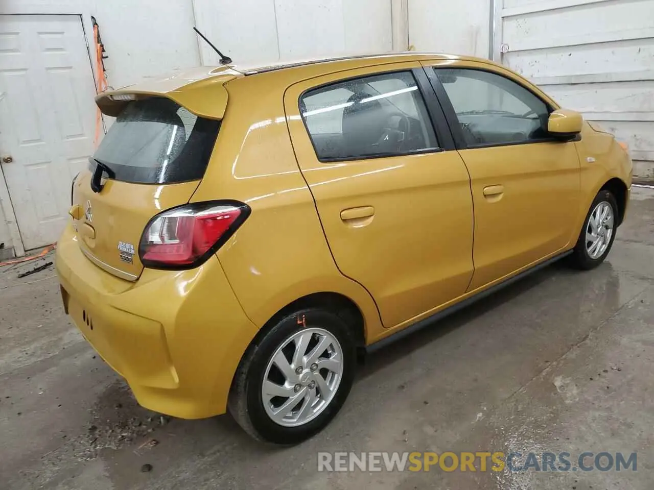 3 Photograph of a damaged car ML32AUHJ8RH006608 MITSUBISHI MIRAGE 2024