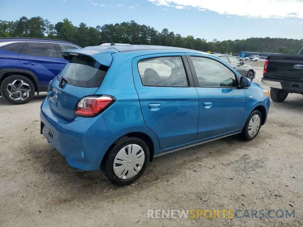 3 Photograph of a damaged car ML32AUHJ8RH017608 MITSUBISHI MIRAGE 2024