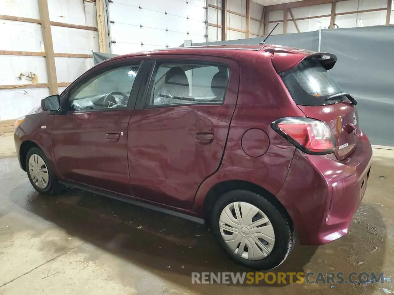 2 Photograph of a damaged car ML32AUHJ8RH018337 MITSUBISHI MIRAGE 2024