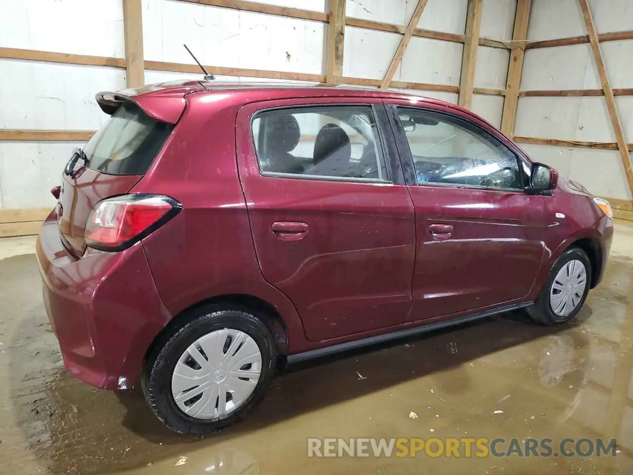 3 Photograph of a damaged car ML32AUHJ8RH018337 MITSUBISHI MIRAGE 2024