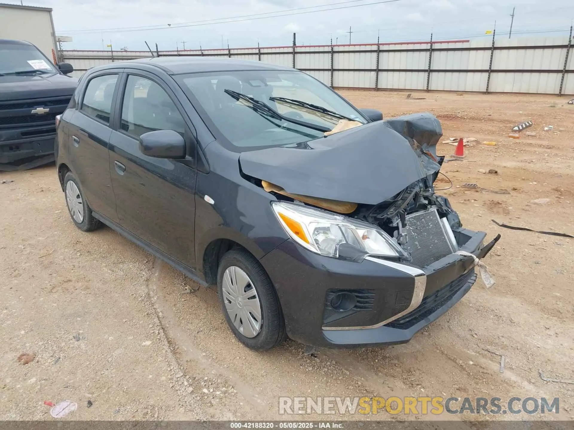 1 Photograph of a damaged car ML32AUHJ8RH021769 MITSUBISHI MIRAGE 2024