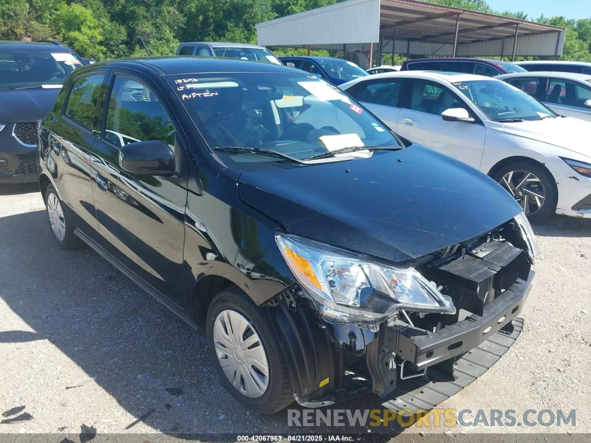 1 Photograph of a damaged car ML32AUHJ8RH021934 MITSUBISHI MIRAGE 2024