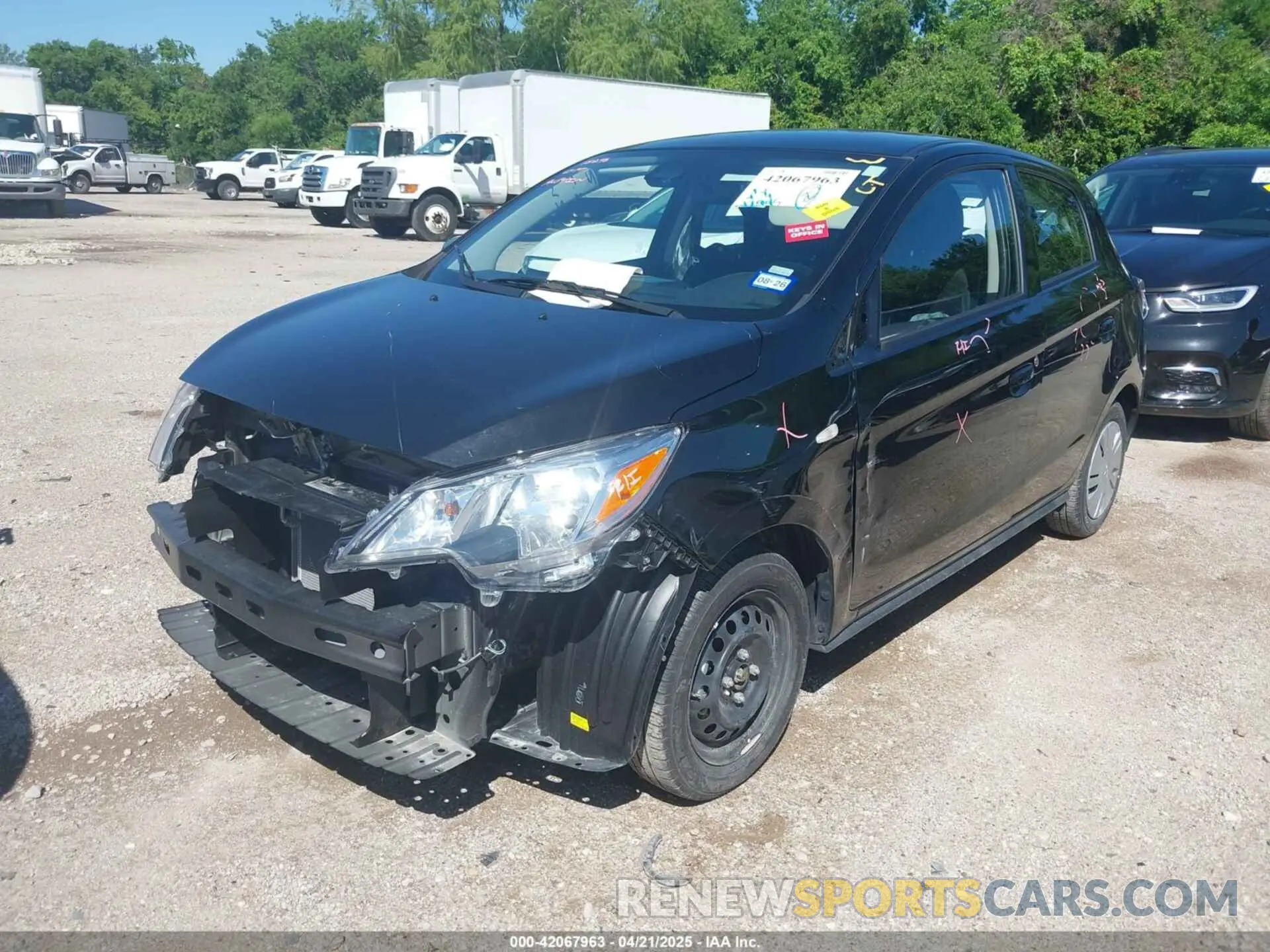 2 Photograph of a damaged car ML32AUHJ8RH021934 MITSUBISHI MIRAGE 2024