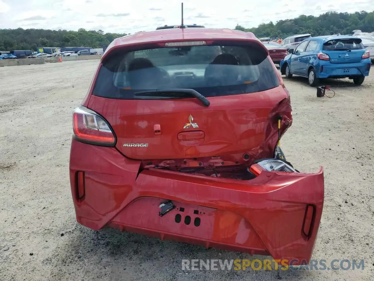 6 Photograph of a damaged car ML32AUHJ8RH025322 MITSUBISHI MIRAGE 2024