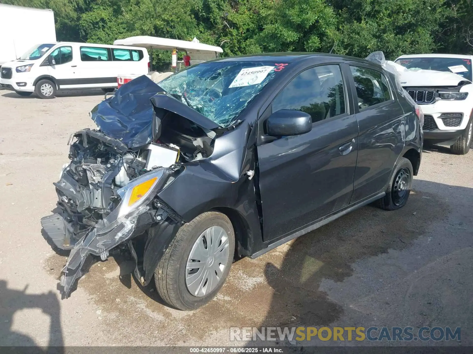 2 Photograph of a damaged car ML32AUHJ8RH026289 MITSUBISHI MIRAGE 2024