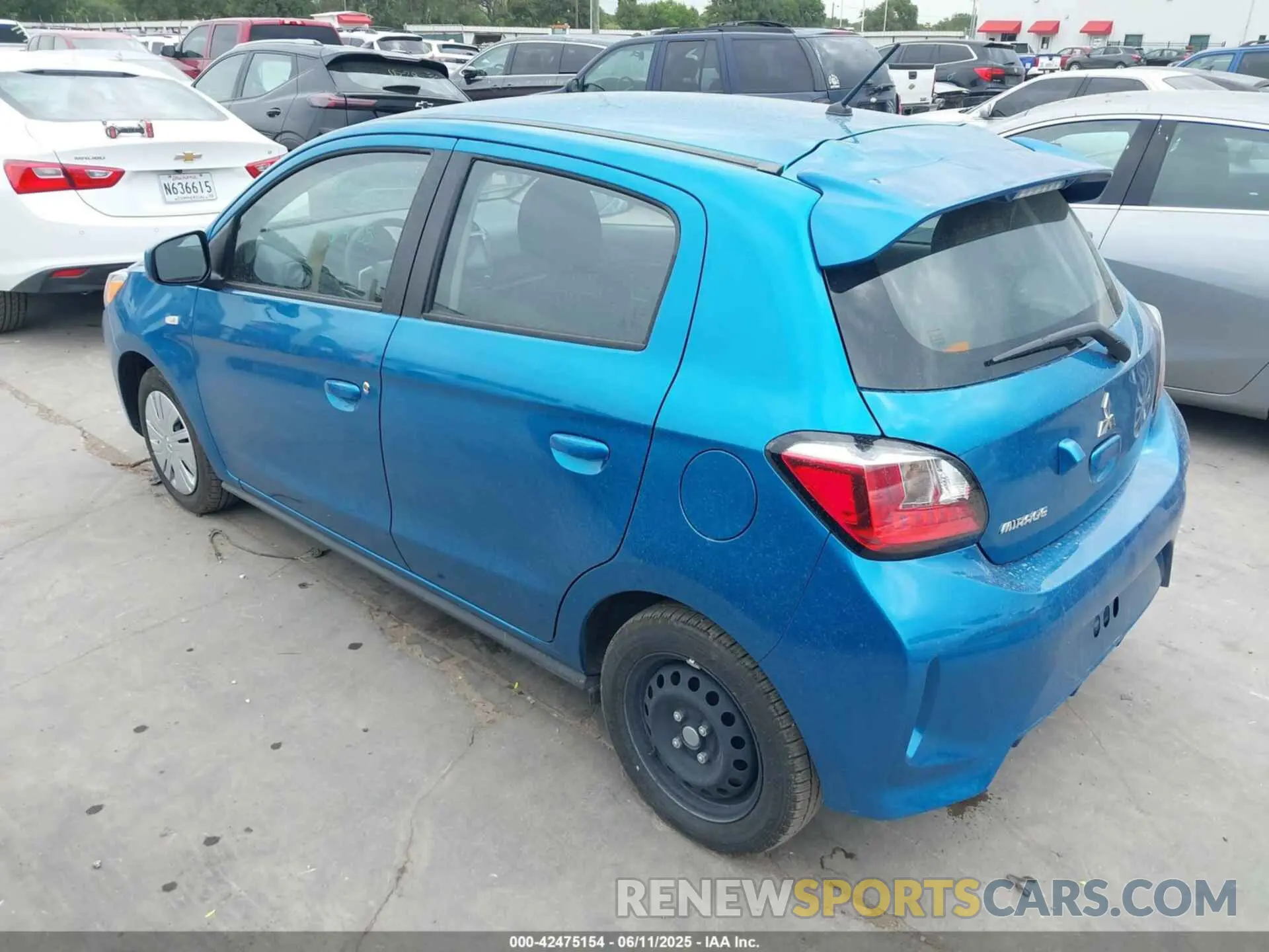 3 Photograph of a damaged car ML32AUHJ8RH027121 MITSUBISHI MIRAGE 2024