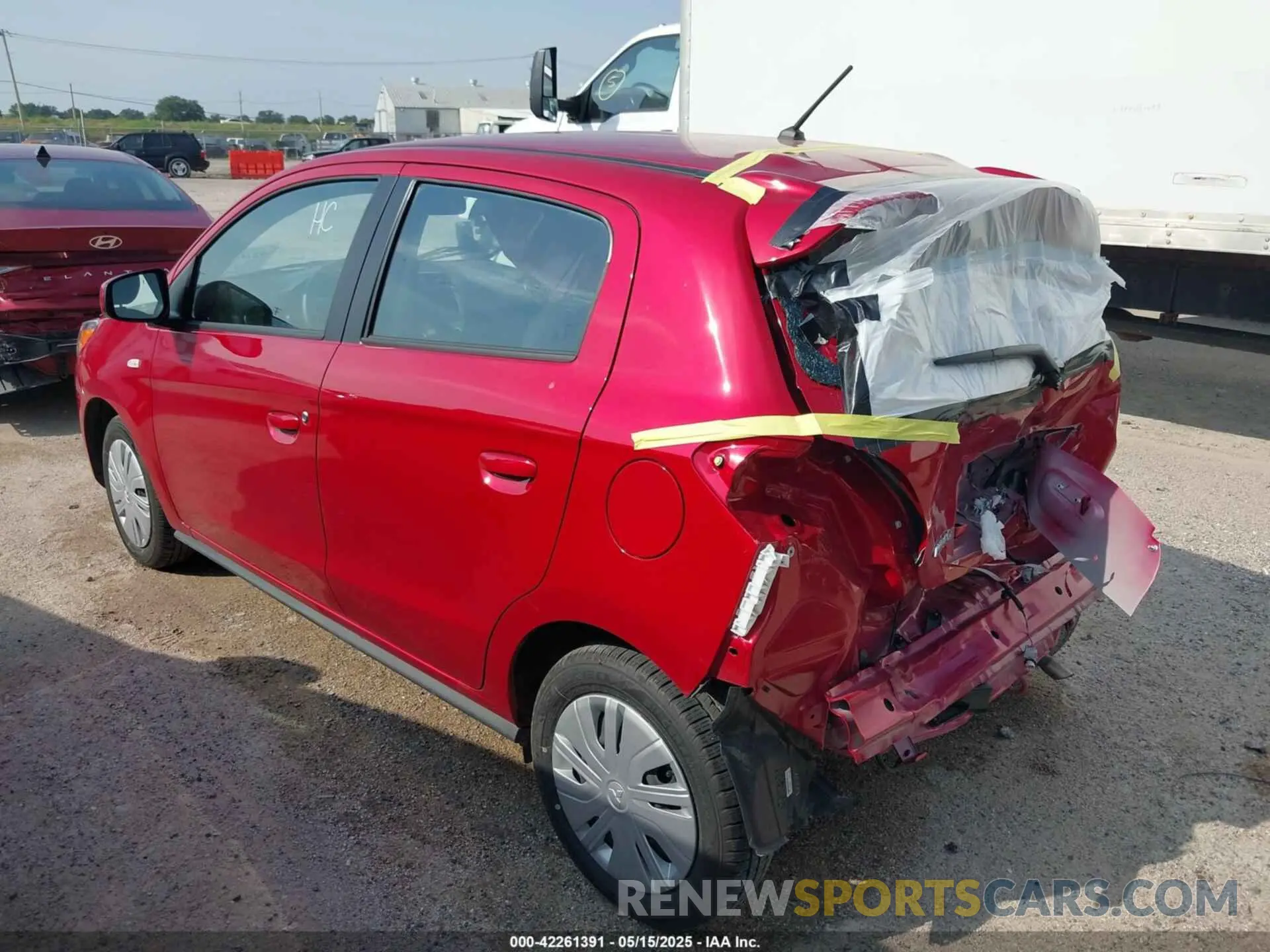 3 Photograph of a damaged car ML32AUHJ8RH032092 MITSUBISHI MIRAGE 2024