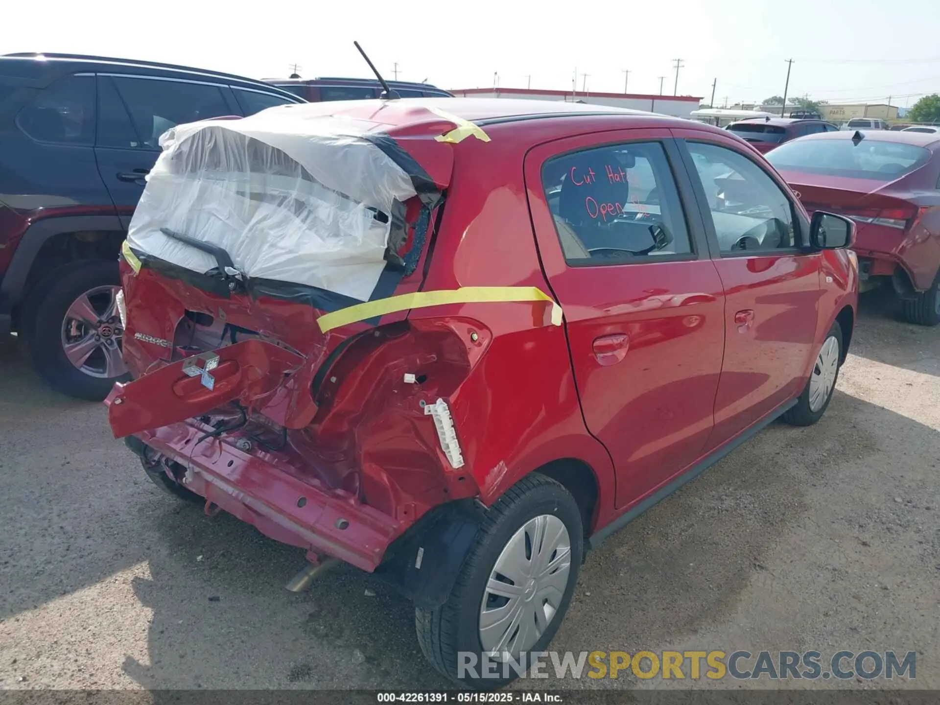 4 Photograph of a damaged car ML32AUHJ8RH032092 MITSUBISHI MIRAGE 2024