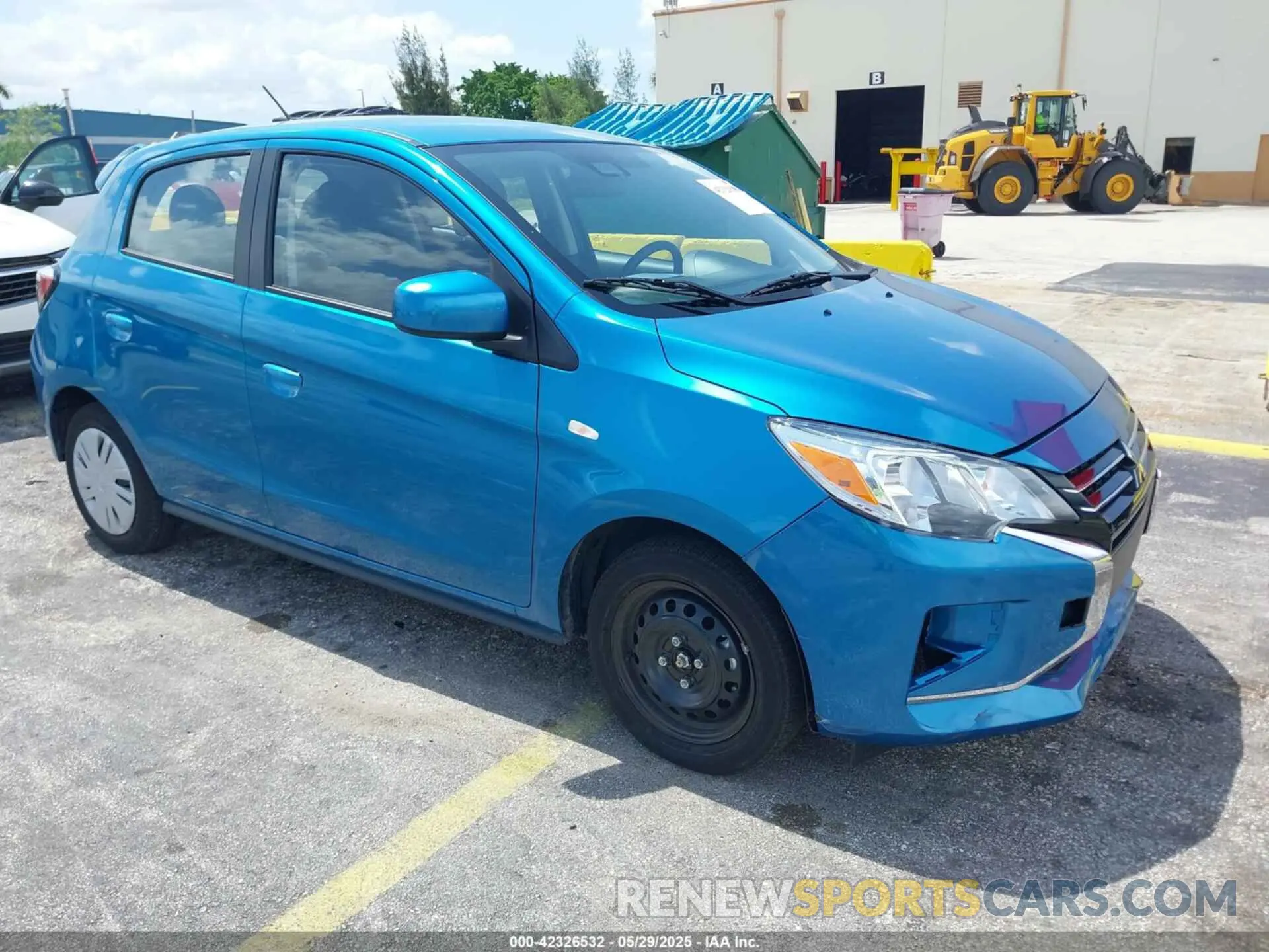1 Photograph of a damaged car ML32AUHJ8RH034294 MITSUBISHI MIRAGE 2024