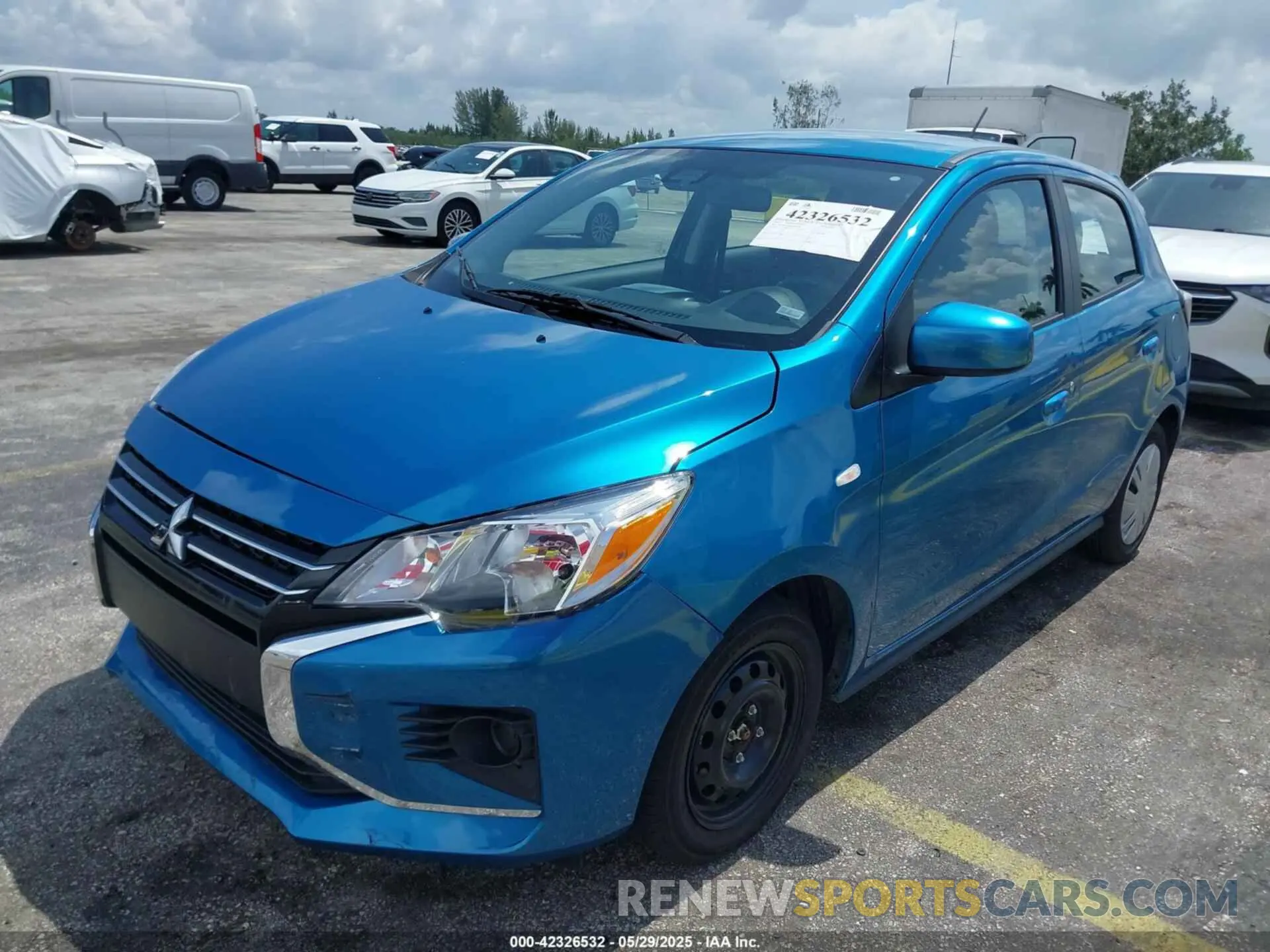 2 Photograph of a damaged car ML32AUHJ8RH034294 MITSUBISHI MIRAGE 2024